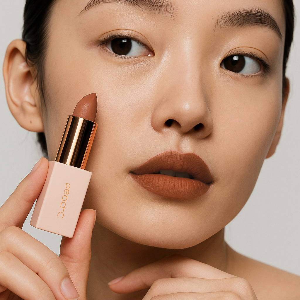 PEACH C Easy Matte Lipstick 06 Rusty Rose Помада для губ матовая с магнитным футляром, оттенок 06 купить в интернет-магазине Skin-Mag