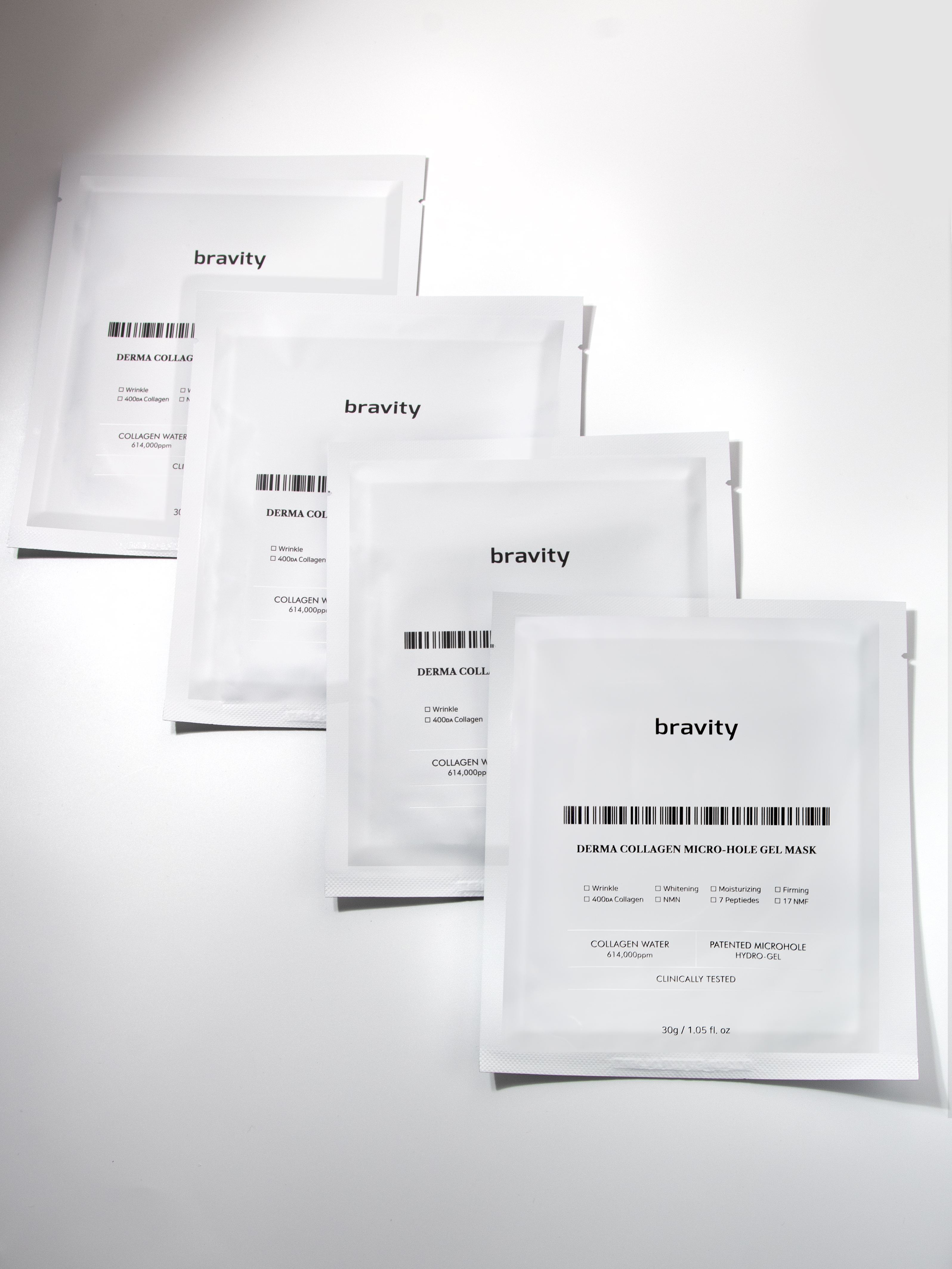 Bravity Derma Collagen Micro-hole Gel Mask 30g*4EА Маска для лица коллагеновая, 4 шт купить в интернет-магазине Skin-Mag