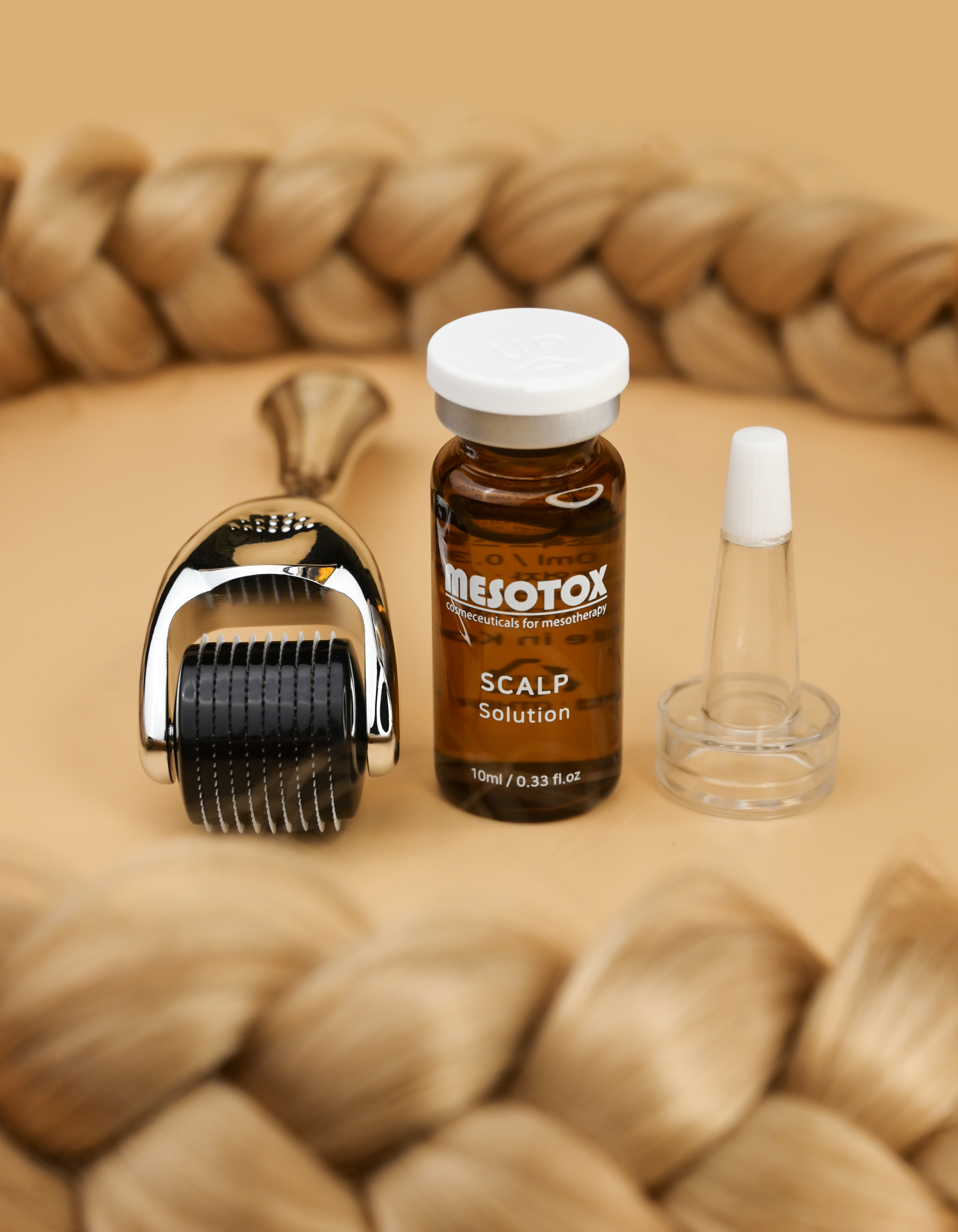 Набор DRS Мезороллер 540 игл 1 мм и Мезококтейль для волос Matrigen Mesotox Scalp Solution 1 х 10 мл, для мезотерапии кожи головы купить в интернет-магазине Skin-Mag