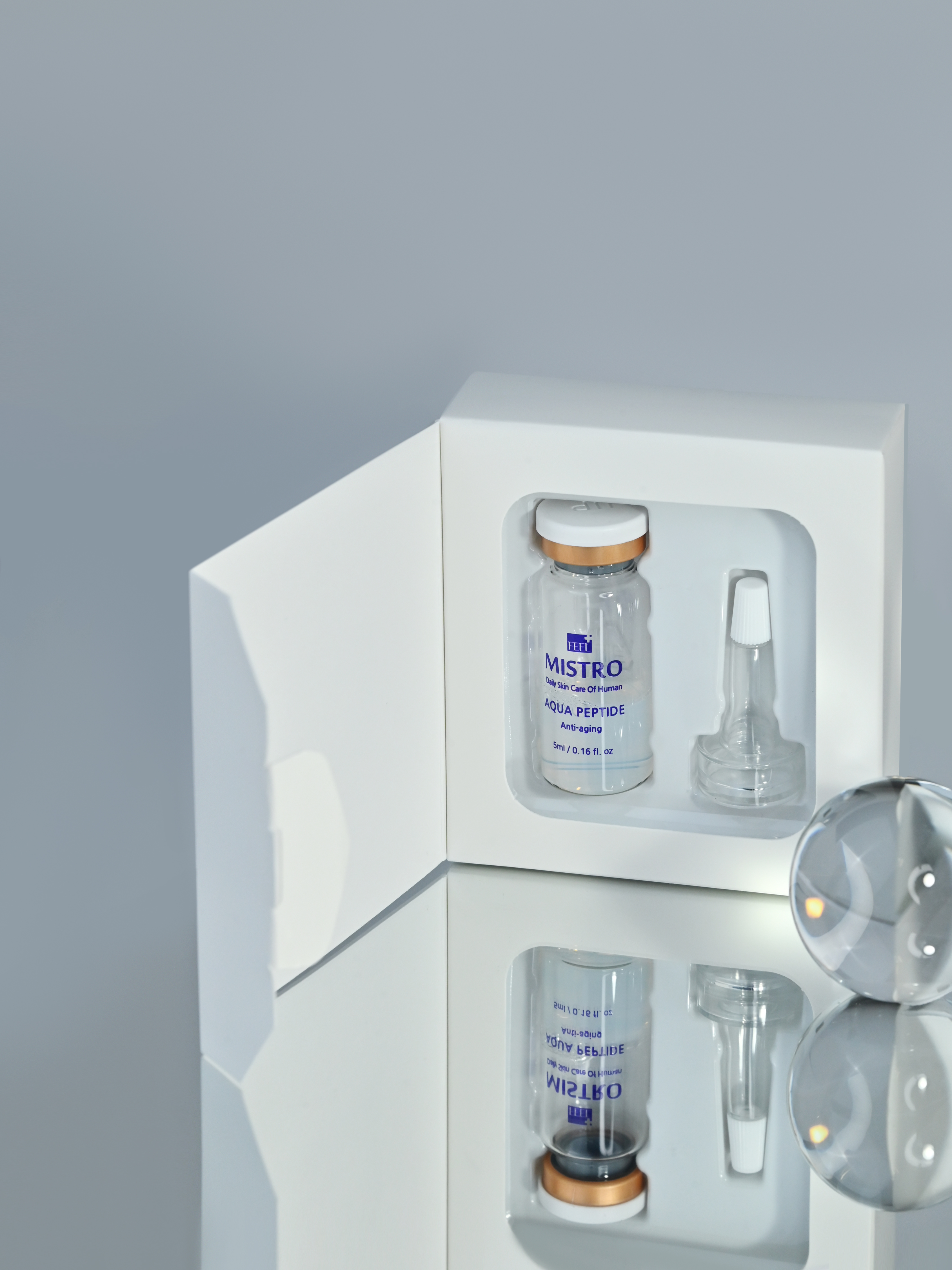 Matrigen Mistro Aqua Peptide Ampoule Сыворотка для лица с ниацинамидом и пептидами, 5 мл купить в интернет-магазине Skin-Mag