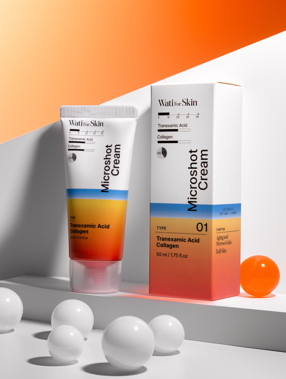 Wati For Skin Tranexamic Acid Collagen Microshot Cream Крем для лица с микроиглами транексамовая кислота и коллаген, 50 мл купить в интернет-магазине Skin-Mag