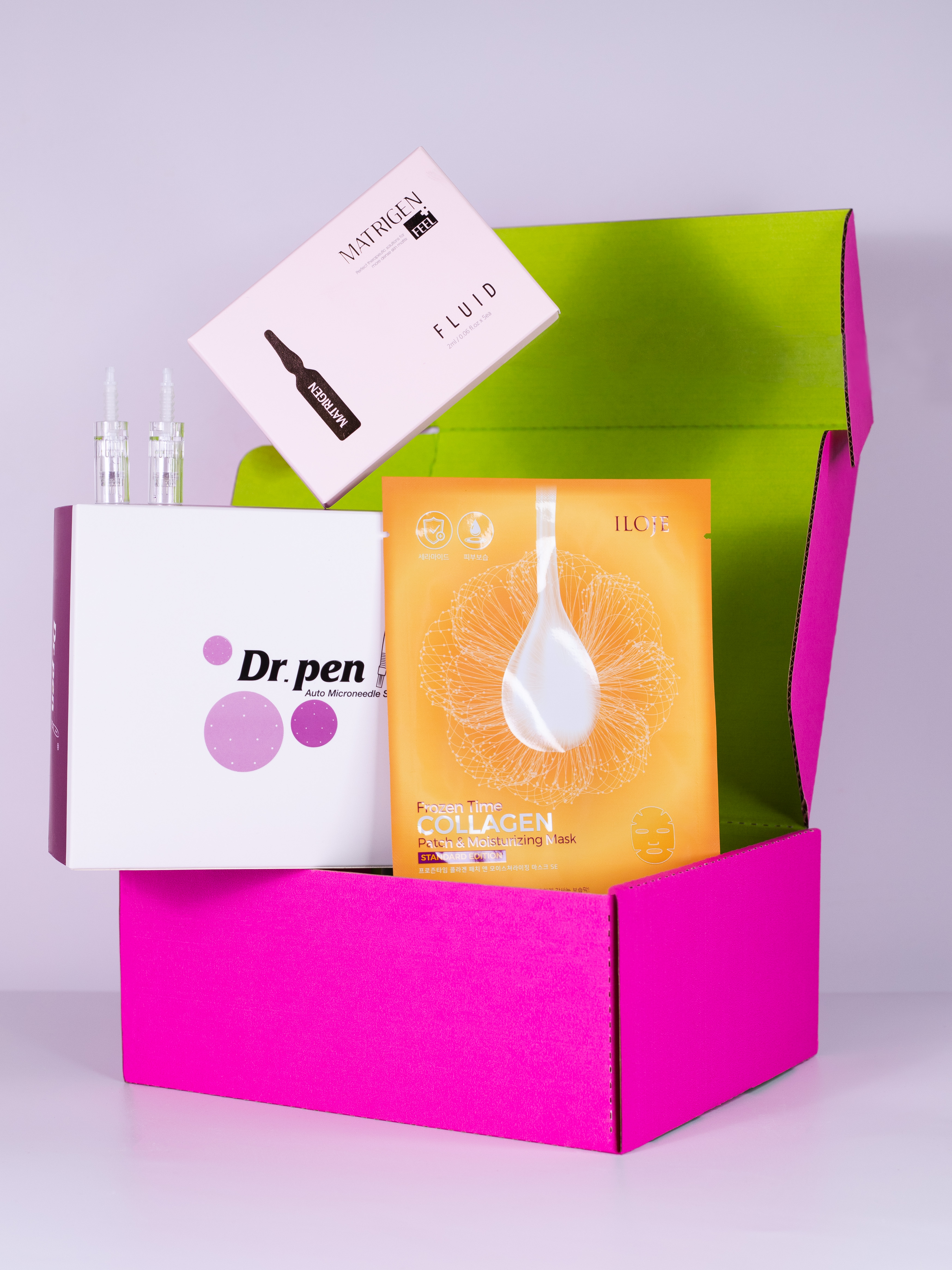 Dr.pen Стартовый набор (Дермапен M7 + доп 2 шт картридж белый байонет + сыворотка флюид 5 видов по 2 мл + маска тканевая 1 шт.) купить в интернет-магазине Skin-Mag