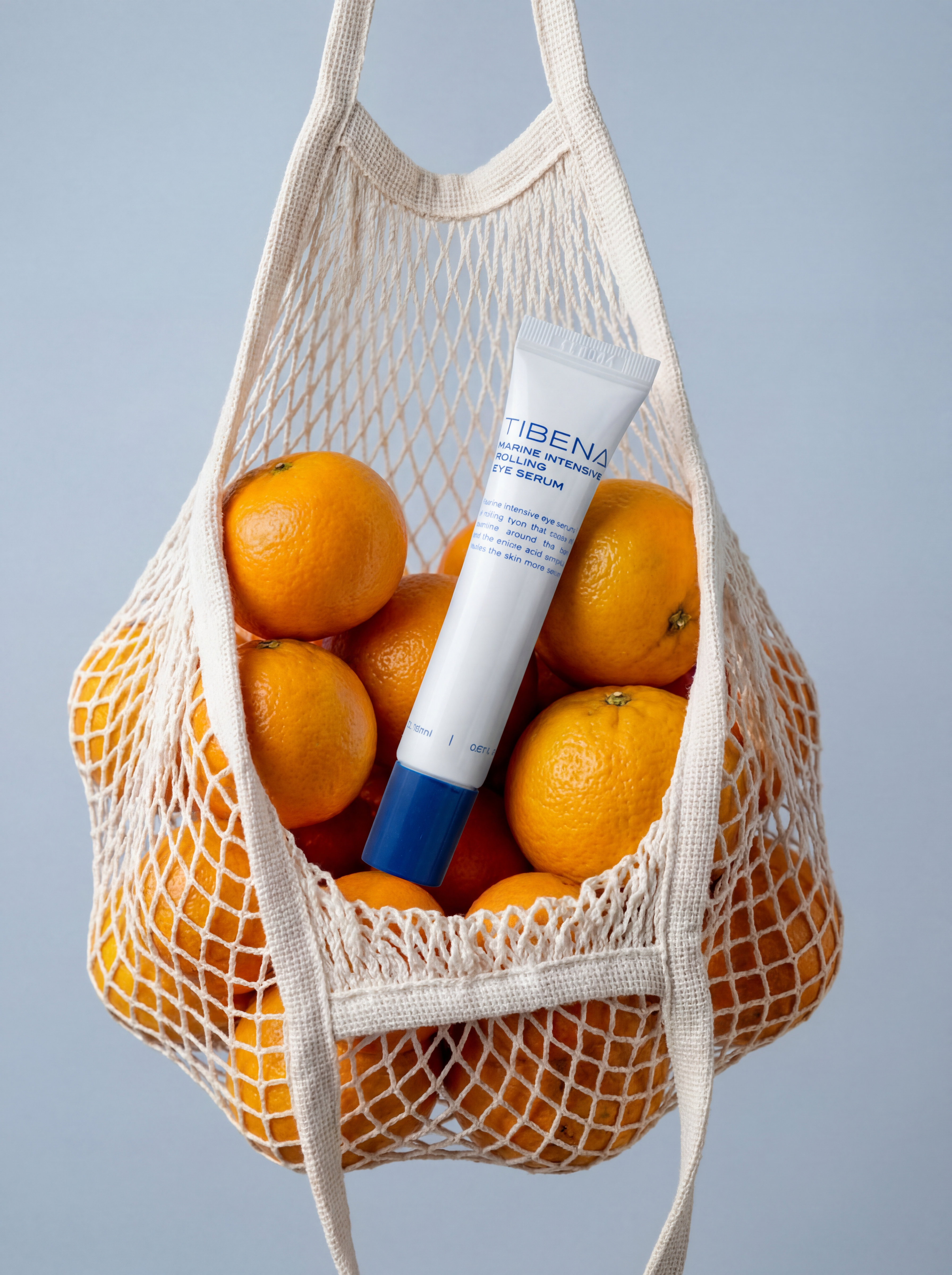 Tibena Marine Intensive Rolling Eye Serum Сыворотка для кожи вокруг глаз с морской водой, ниацинамидом и массажным роликом, 20 мл купить в интернет-магазине Skin-Mag