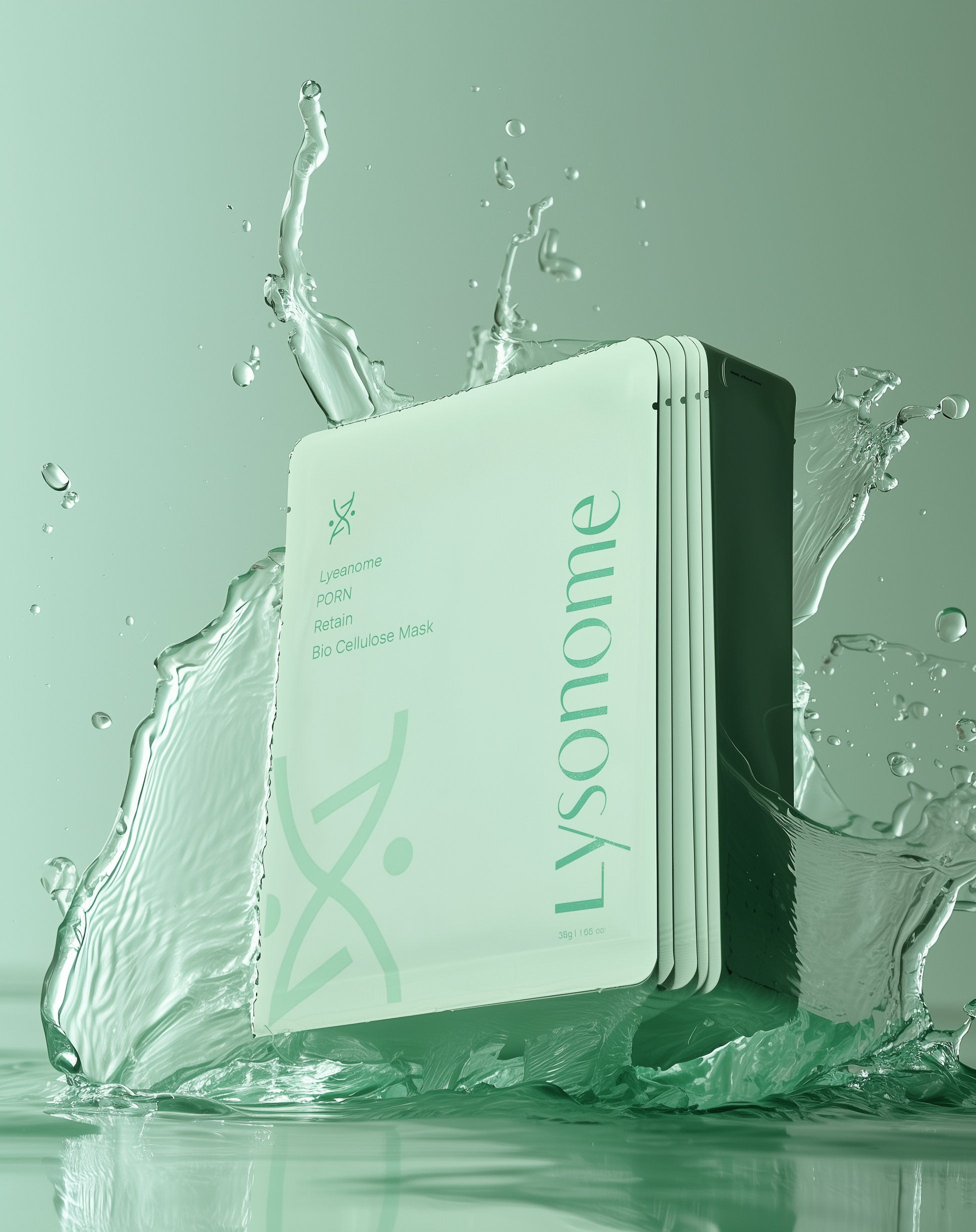 Lysonome PDRN Retain Bio-Cellulose Mask 30g * 5EA Тканевая маска для лица био целлюлозная, 5 шт купить в интернет-магазине Skin-Mag