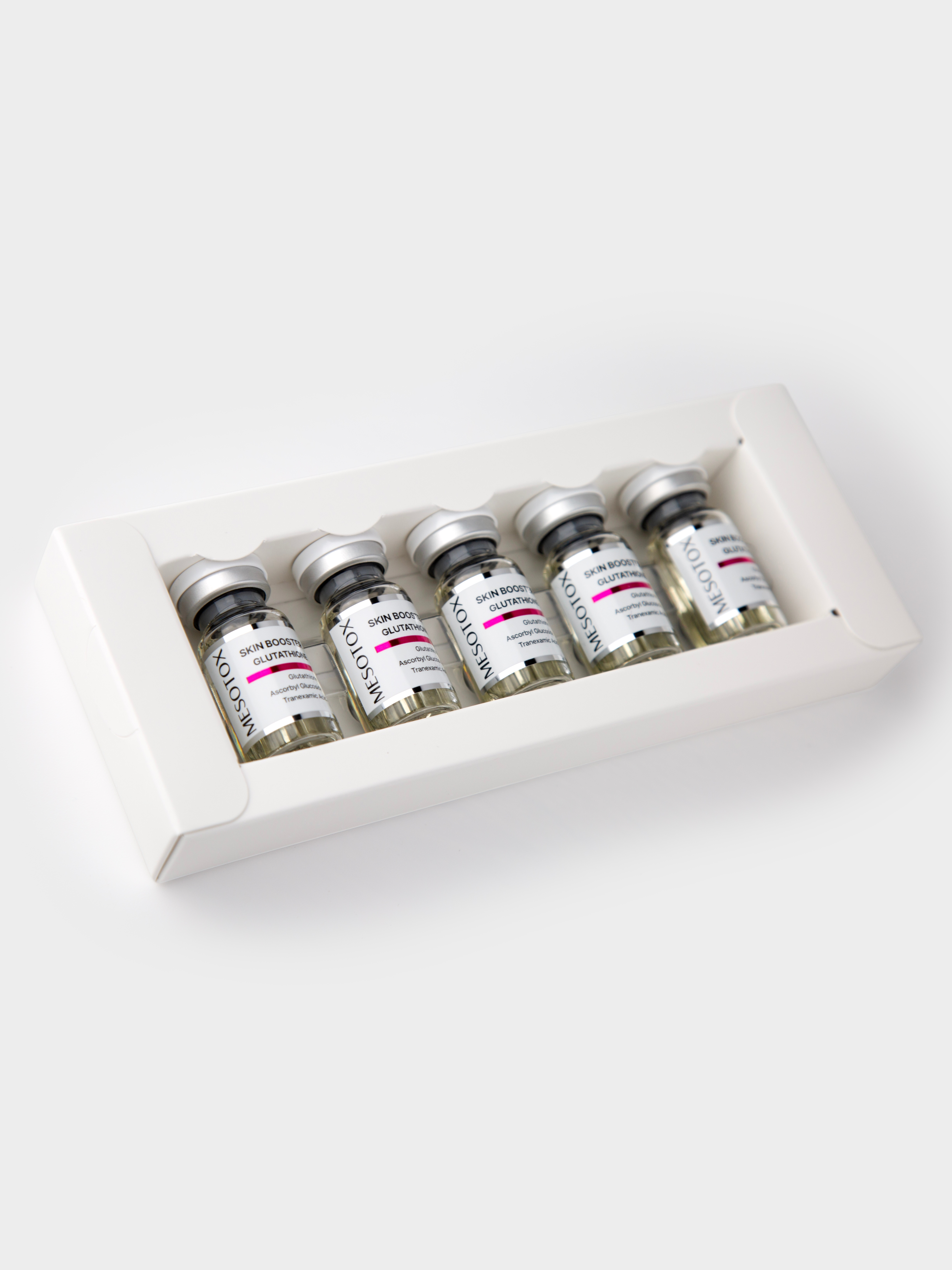 Matrigen Mesotox Skin Booster Glutathione Сыворотка-бустер для лица с глутатионом, 5 мл х 5 шт купить в интернет-магазине Skin-Mag