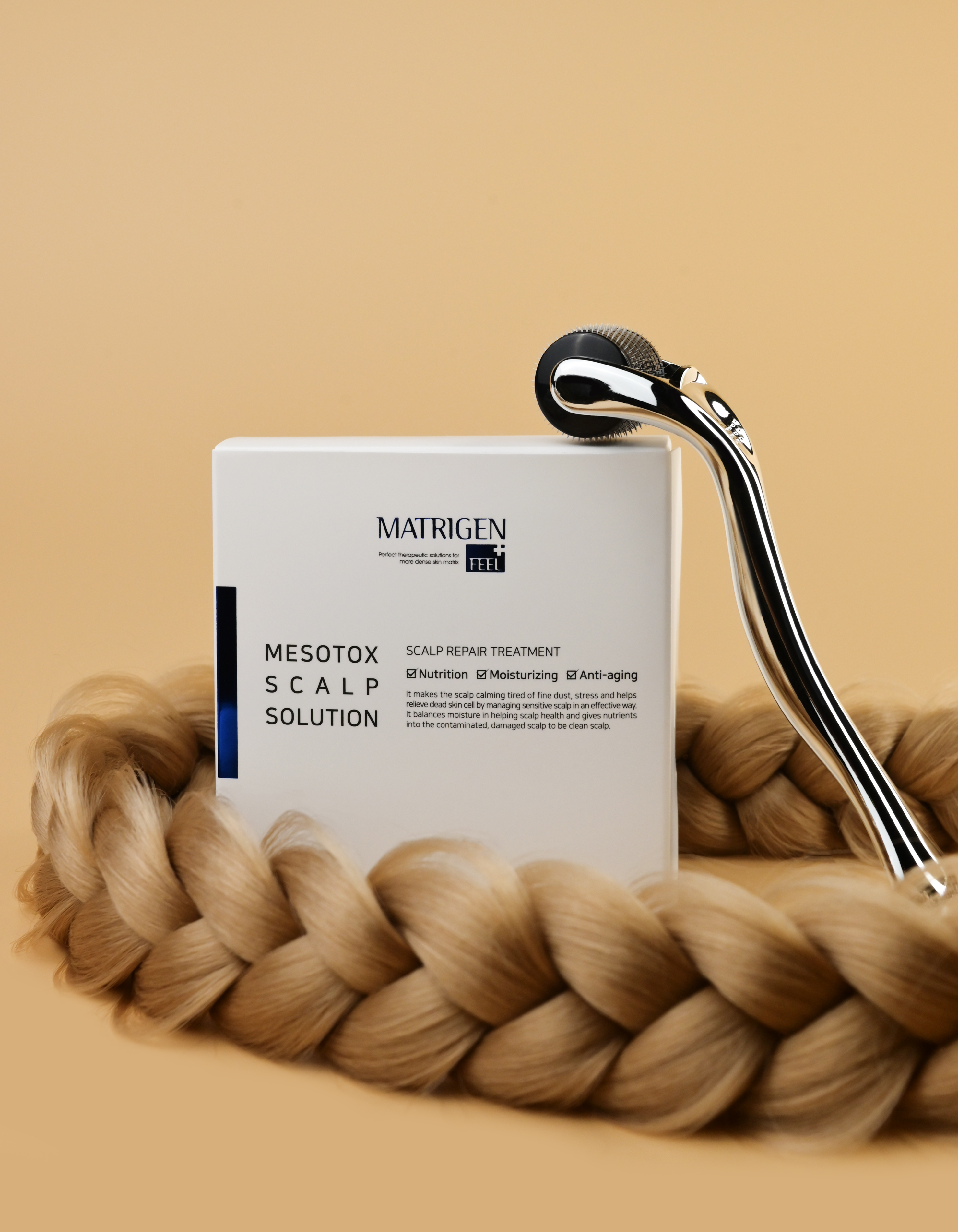 Набор DRS Мезороллер 540 игл 1 мм и Мезококтейль для волос Matrigen Mesotox Scalp Solution 1 х 10 мл, для мезотерапии кожи головы купить в интернет-магазине Skin-Mag