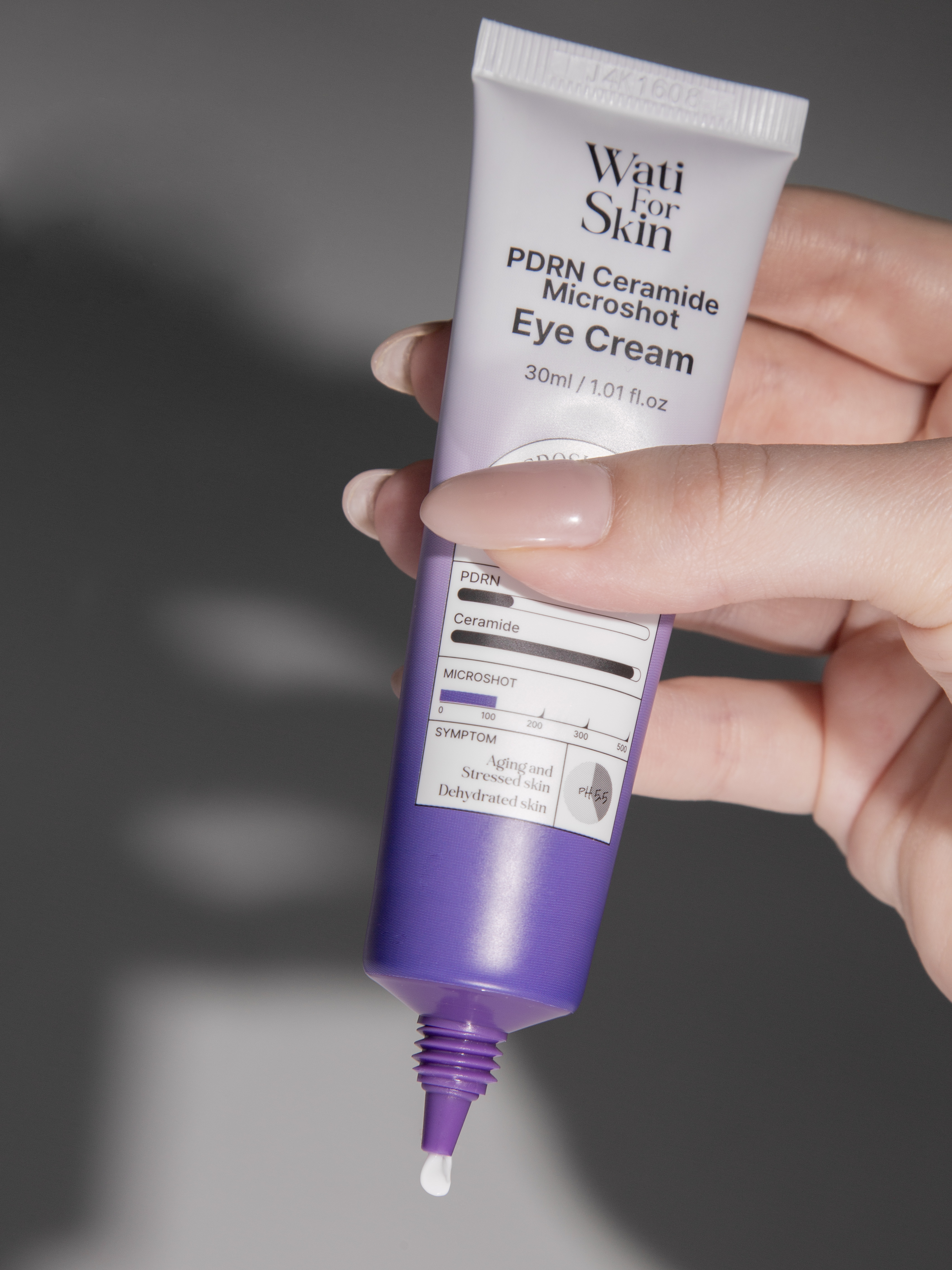 Wati For Skin PDRN Ceramide Microshot Eye Cream Крем для области вокруг глаз с ПДРН и церамидами, 30 мл купить в интернет-магазине Skin-Mag