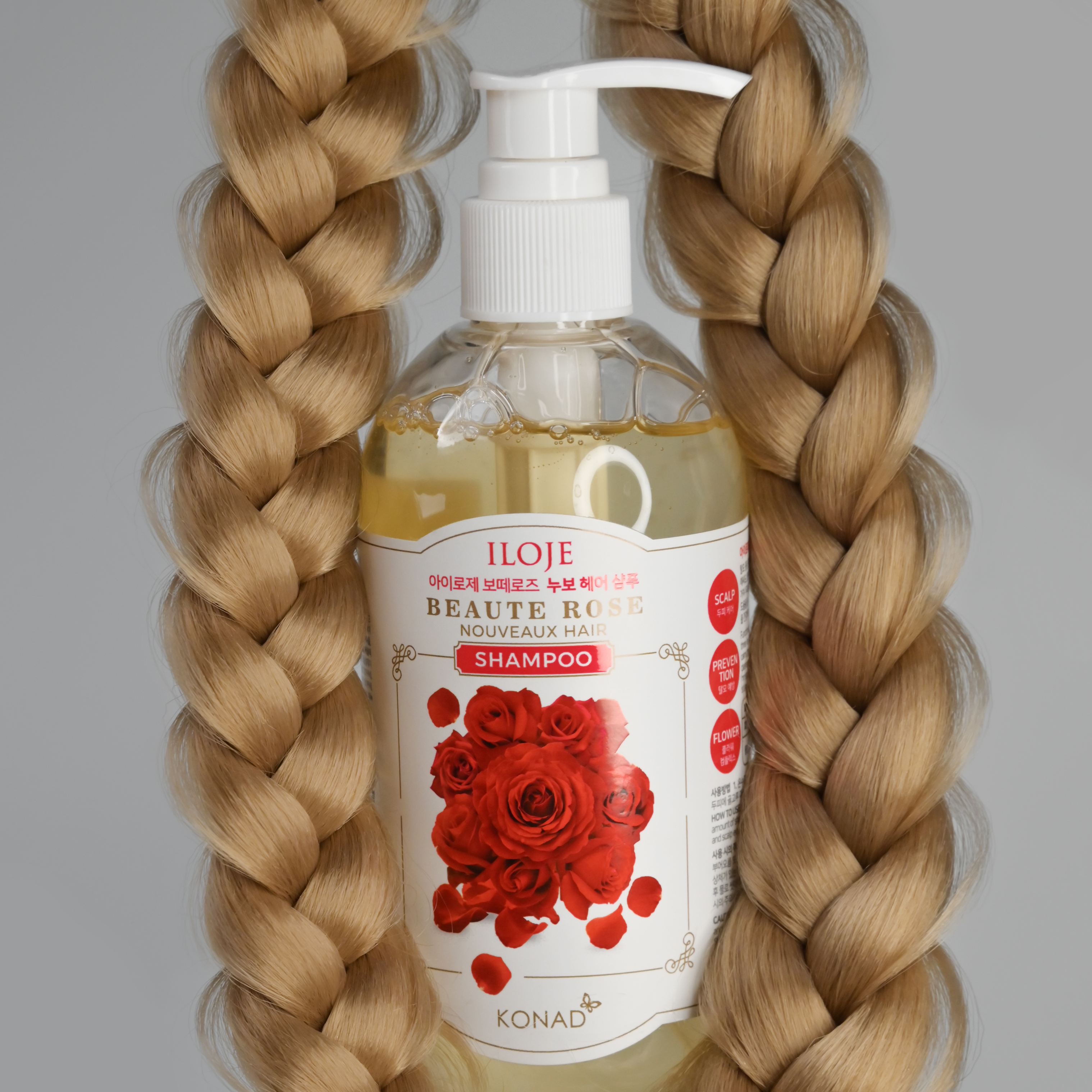 Konad ILOJE BEAUTE ROSE NOUVEAUX HAIR SHAMPOO 300ml купить в интернет-магазине Skin-Mag