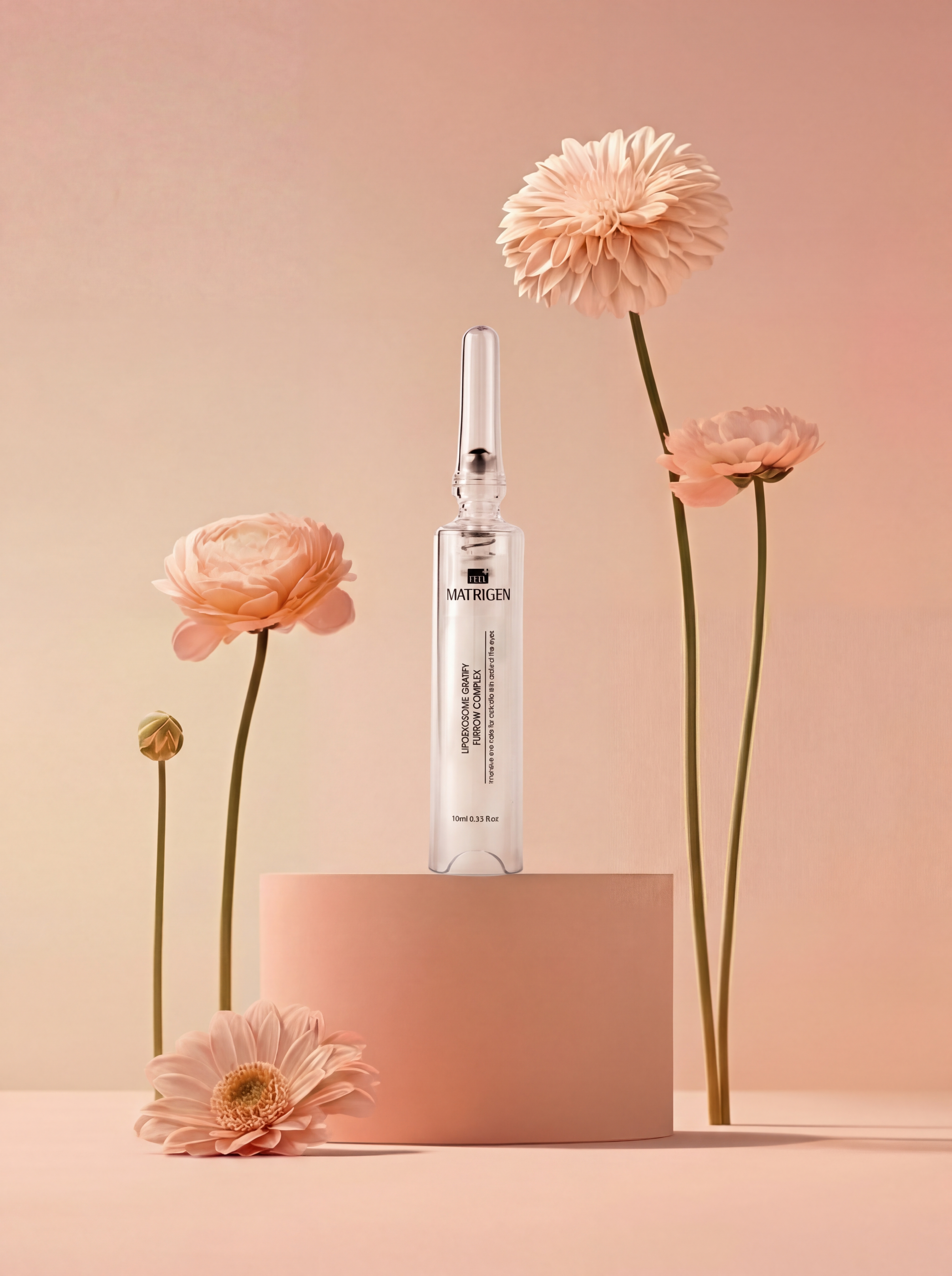 Matrigen Lipo Exosome Gratify Furrow Complex Крем для кожи вокруг глаз с роликовым массажёром, 10 мл купить в интернет-магазине Skin-Mag