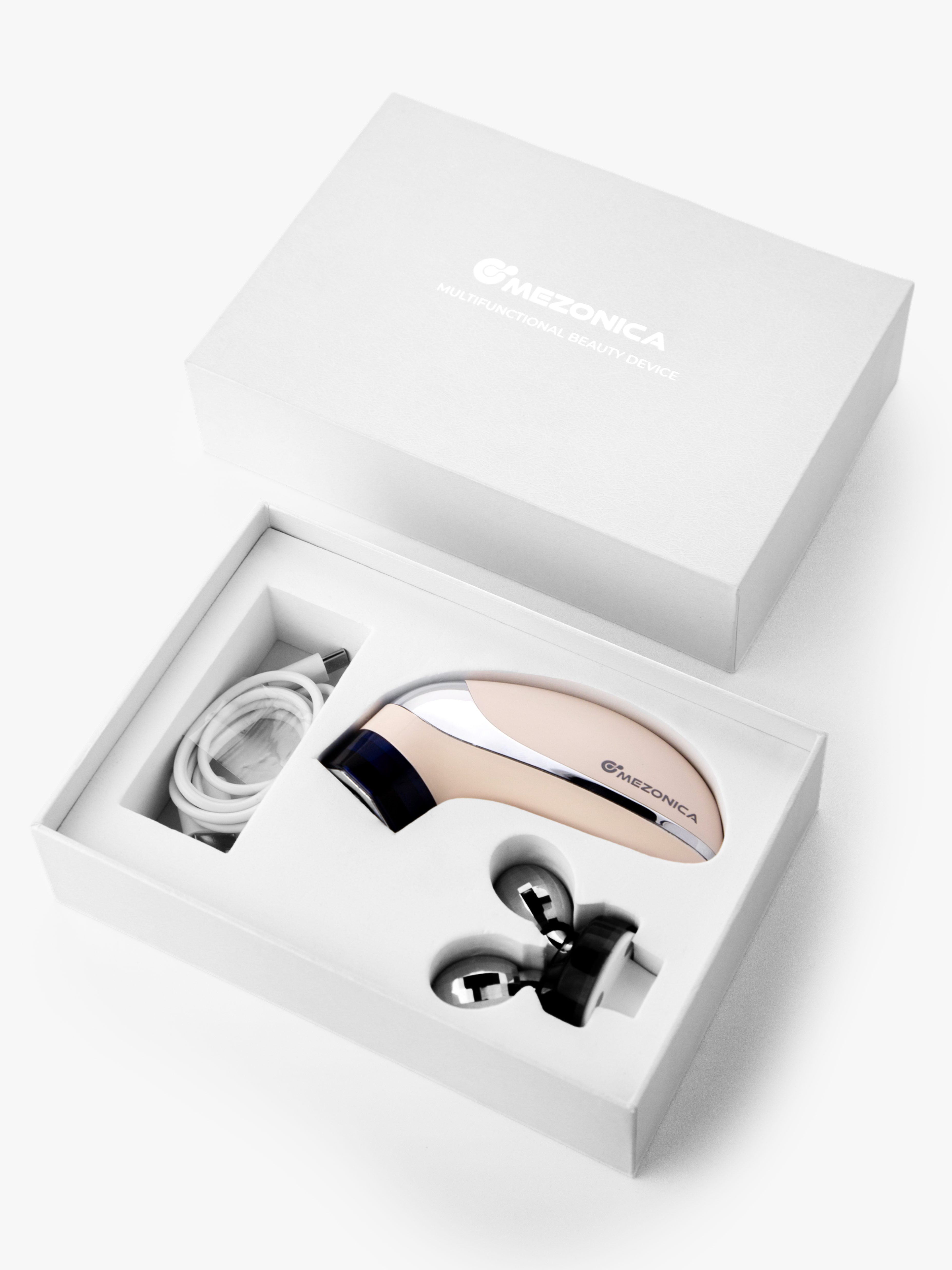 Mezonica Multifunctional Beauty Device KKS-265 Аппарат массажер с EMS и LED функциями для лица и тела купить в интернет-магазине Skin-Mag