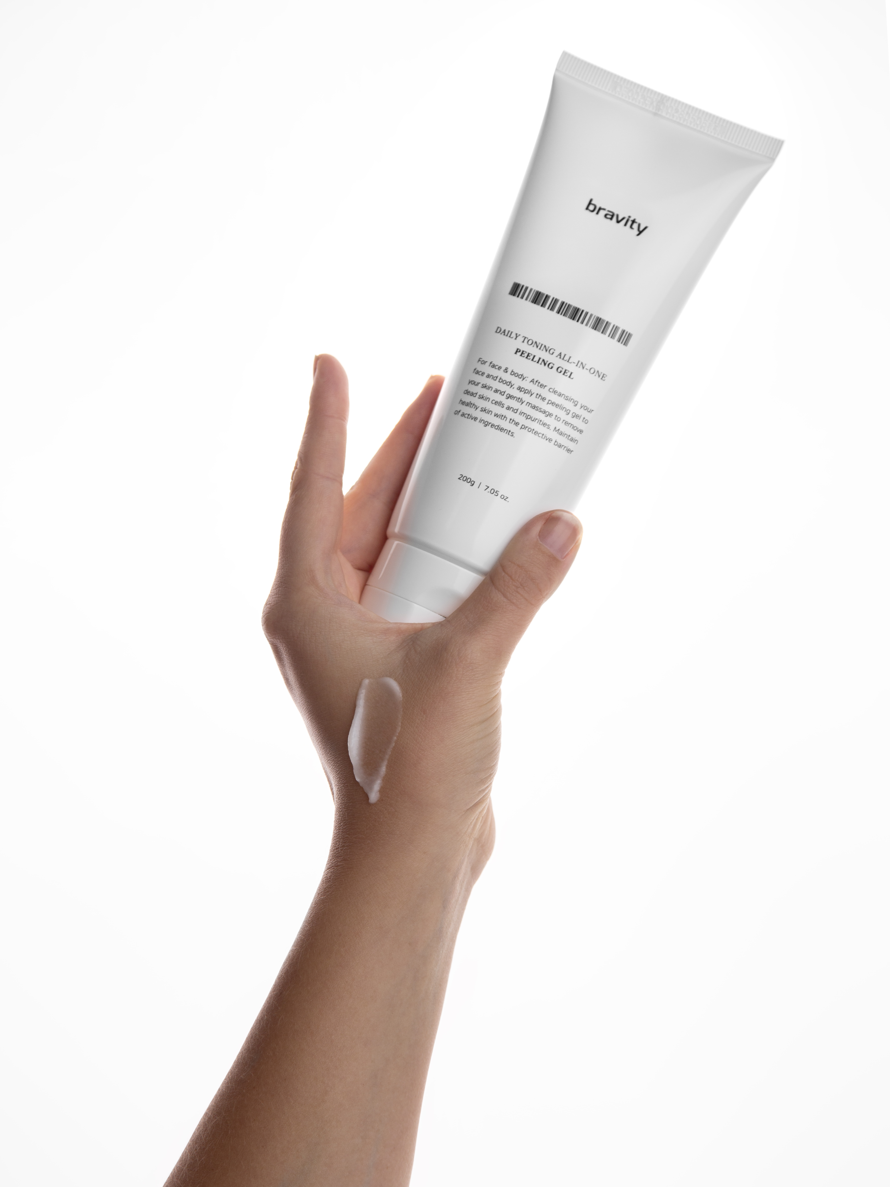 Bravity Daily Toning All In One Peeling Gel Пилинг гель для лица и тела ежедневный, 200 г купить в интернет-магазине Skin-Mag