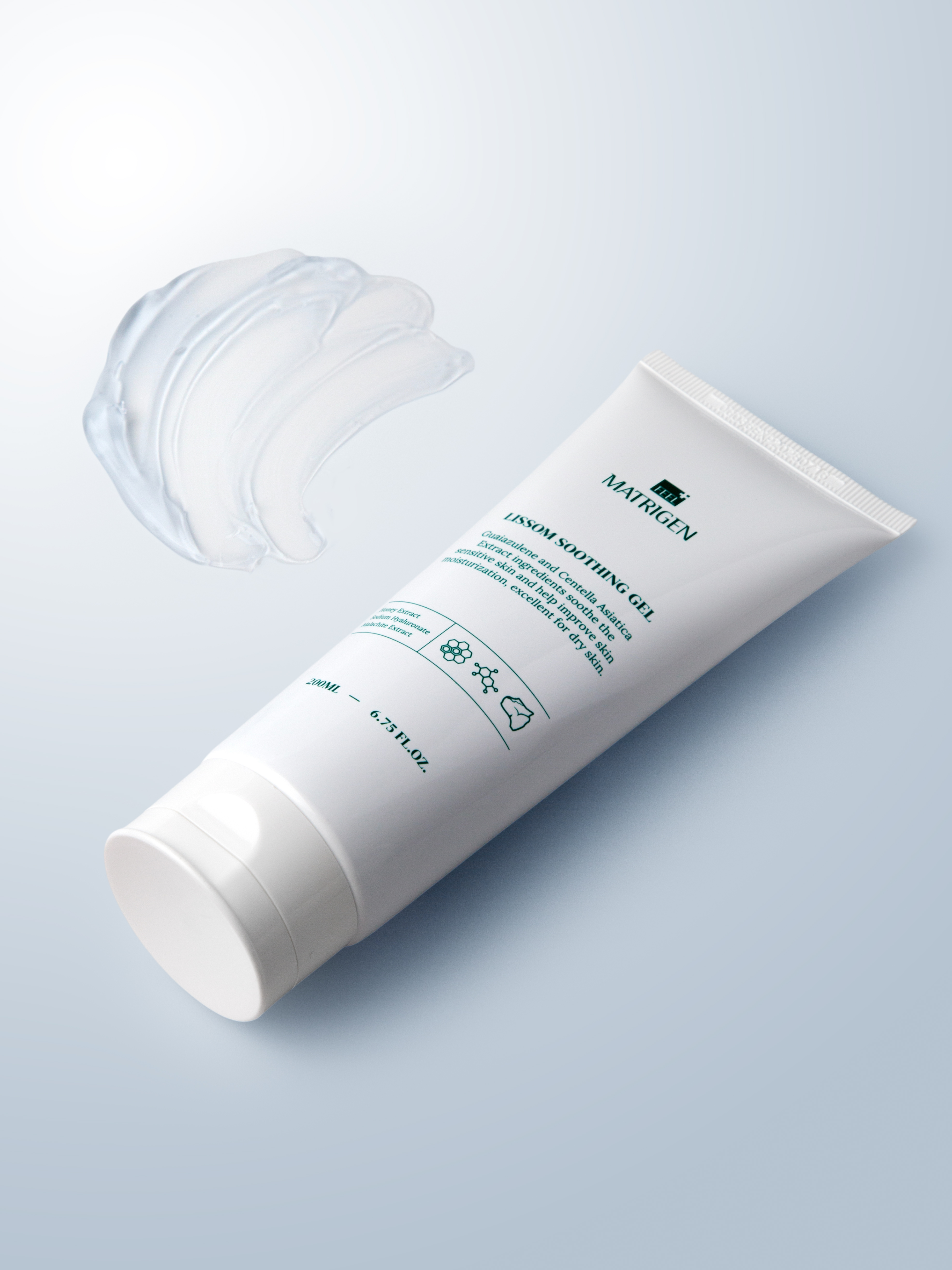 Matrigen Lissom Soothing Gel Гель для лица и тела успокаивающий, 200 мл купить в интернет-магазине Skin-Mag