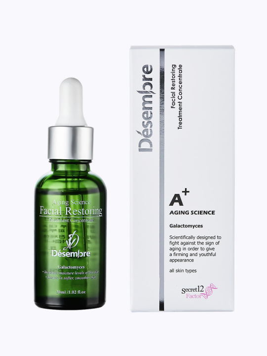 Desembre Aging Science Facial Restoring Treatment Concentrate Сыворотка для лица омолаживающий концентрат, 30 мл купить в интернет-магазине Skin-Mag