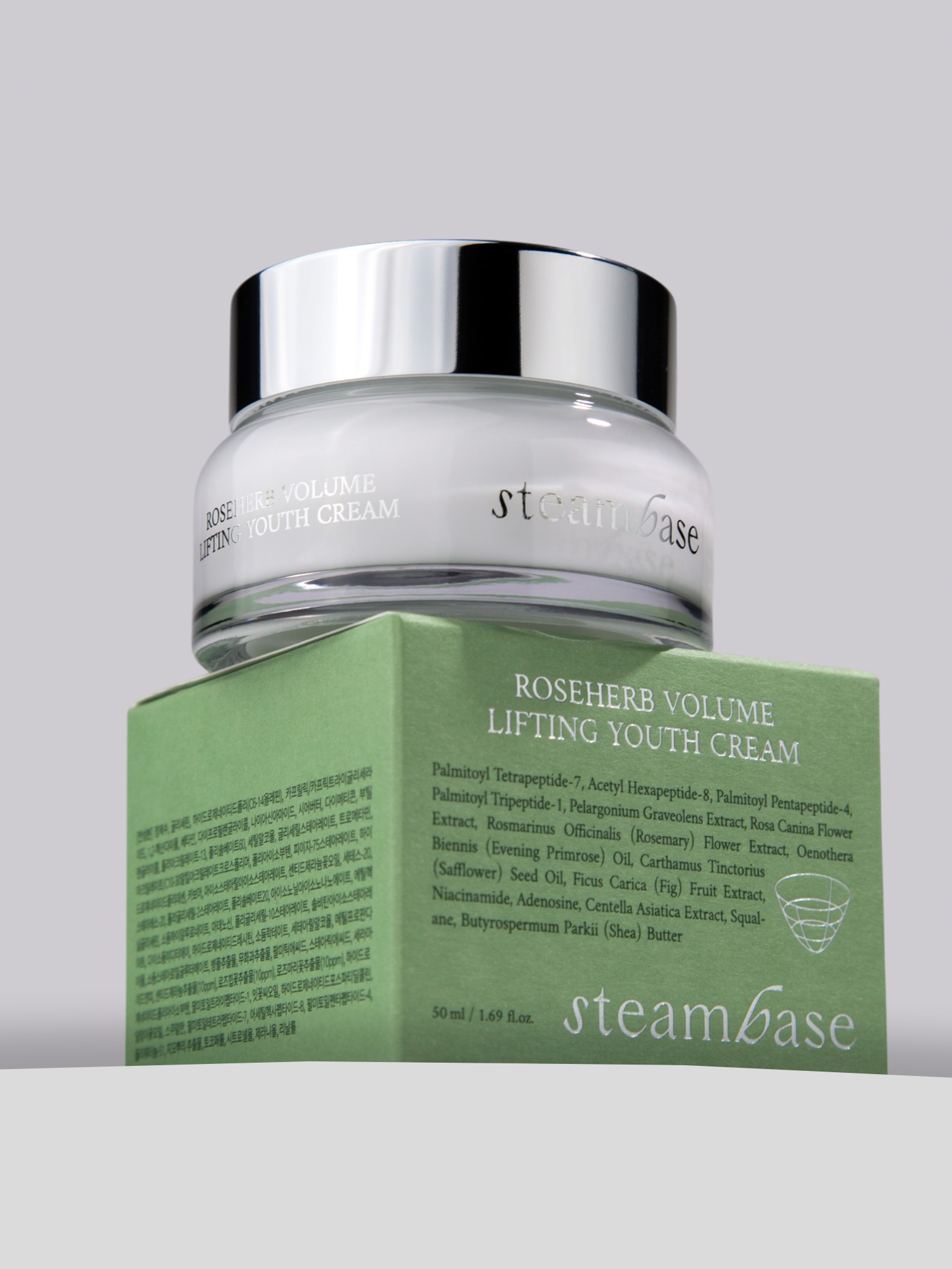 Steambase Roseherb Volume Lifting Youth Cream Крем для лифтинга лица, 50 мл купить в интернет-магазине Skin-Mag