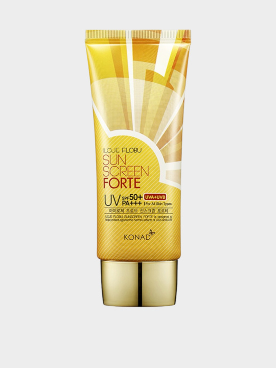 Konad iloje Flobu Sunscreen Forte Солнцезащитный крем для лица SPF50+ PA+++, 70 мл купить в интернет-магазине Skin-Mag
