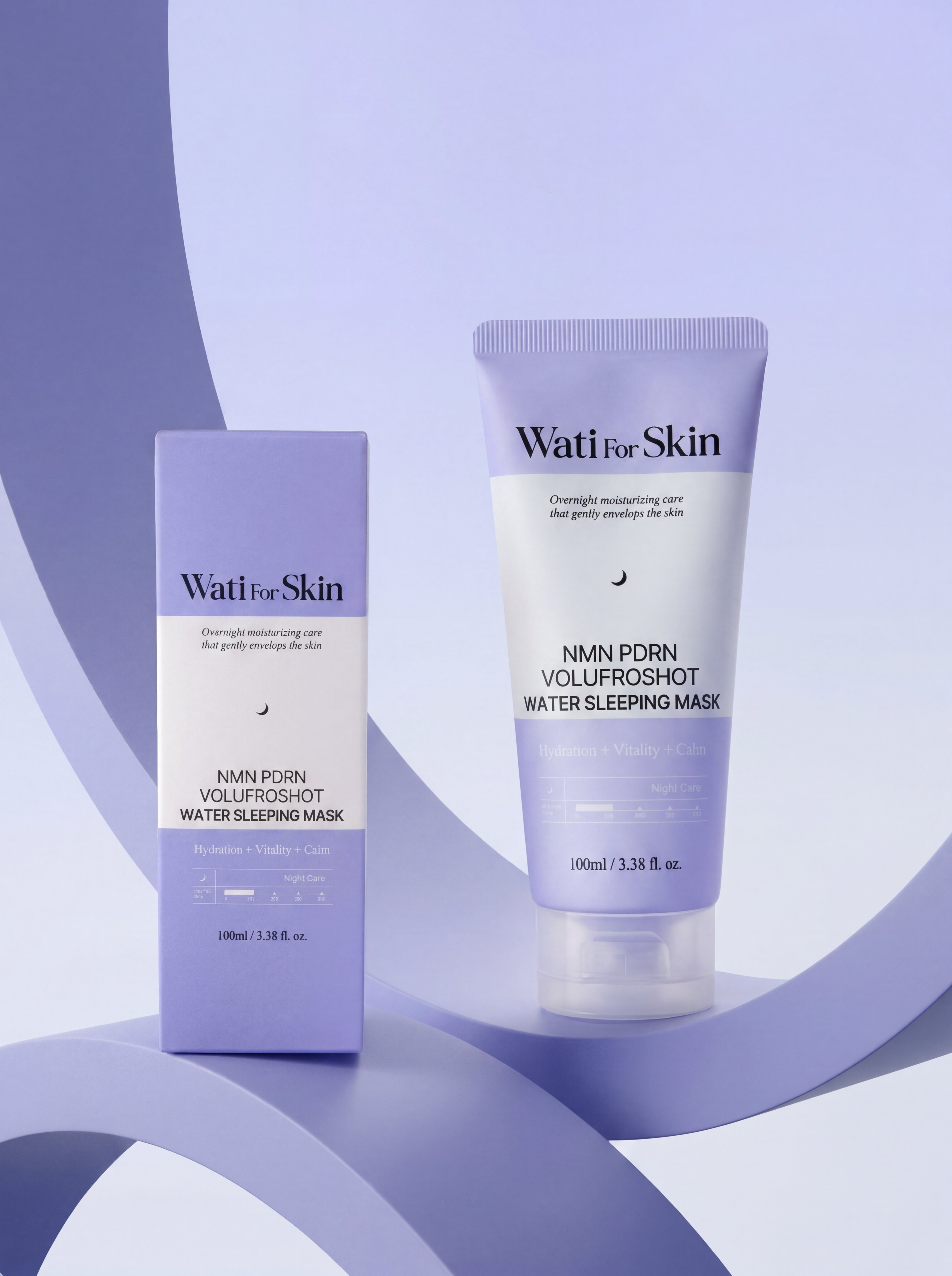 WATI FOR SKIN NMN PDRN Volufroshot Water Sleeping Mask купить в интернет-магазине Skinmag