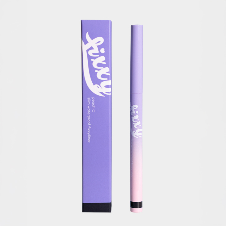 PEACH C Slim Waterproof Fixxyliner 01 Black Водостойкий карандаш для глаз, чёрный купить в интернет-магазине Skin-Mag