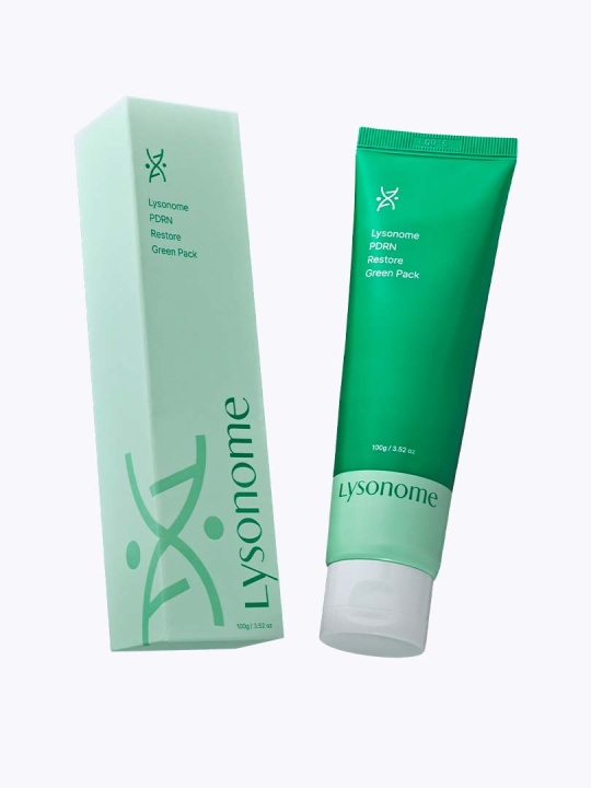 Lysonome PDRN Restore Green Pack 100ml Маска - плёнка для лица отшелушивающая, 100 мл