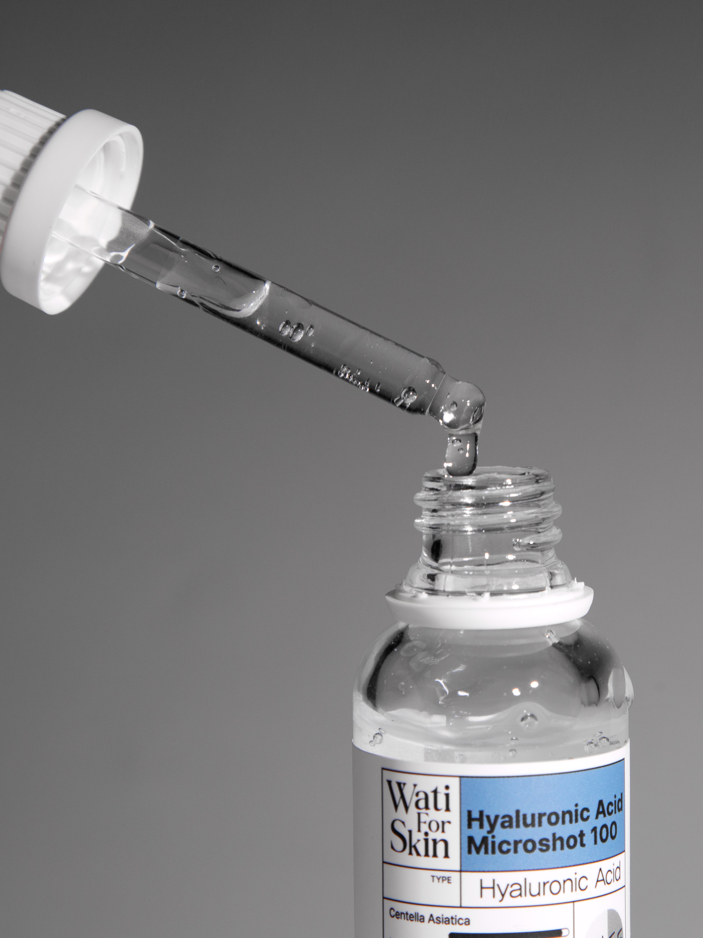 Wati For Skin Hyaluronic Acid Essence Microshot 100 Эссенция для лица с микроиглами и гиалуроновой кислотой, 30 мл купить в интернет-магазине Skin-Mag