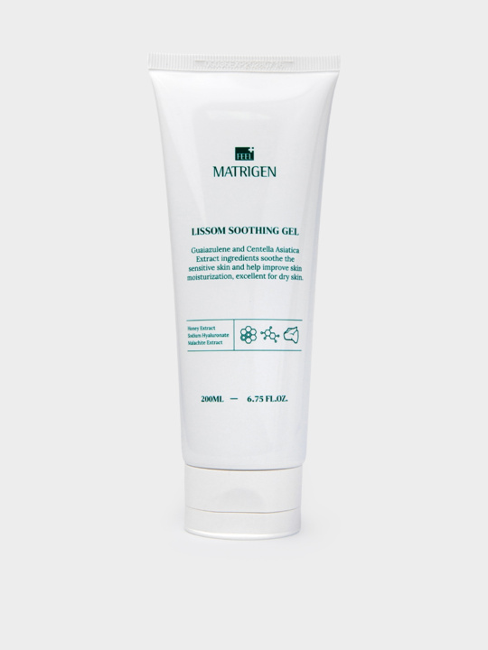 Matrigen Lissom Soothing Gel Гель для лица и тела успокаивающий, 200 мл купить в интернет-магазине Skin-Mag