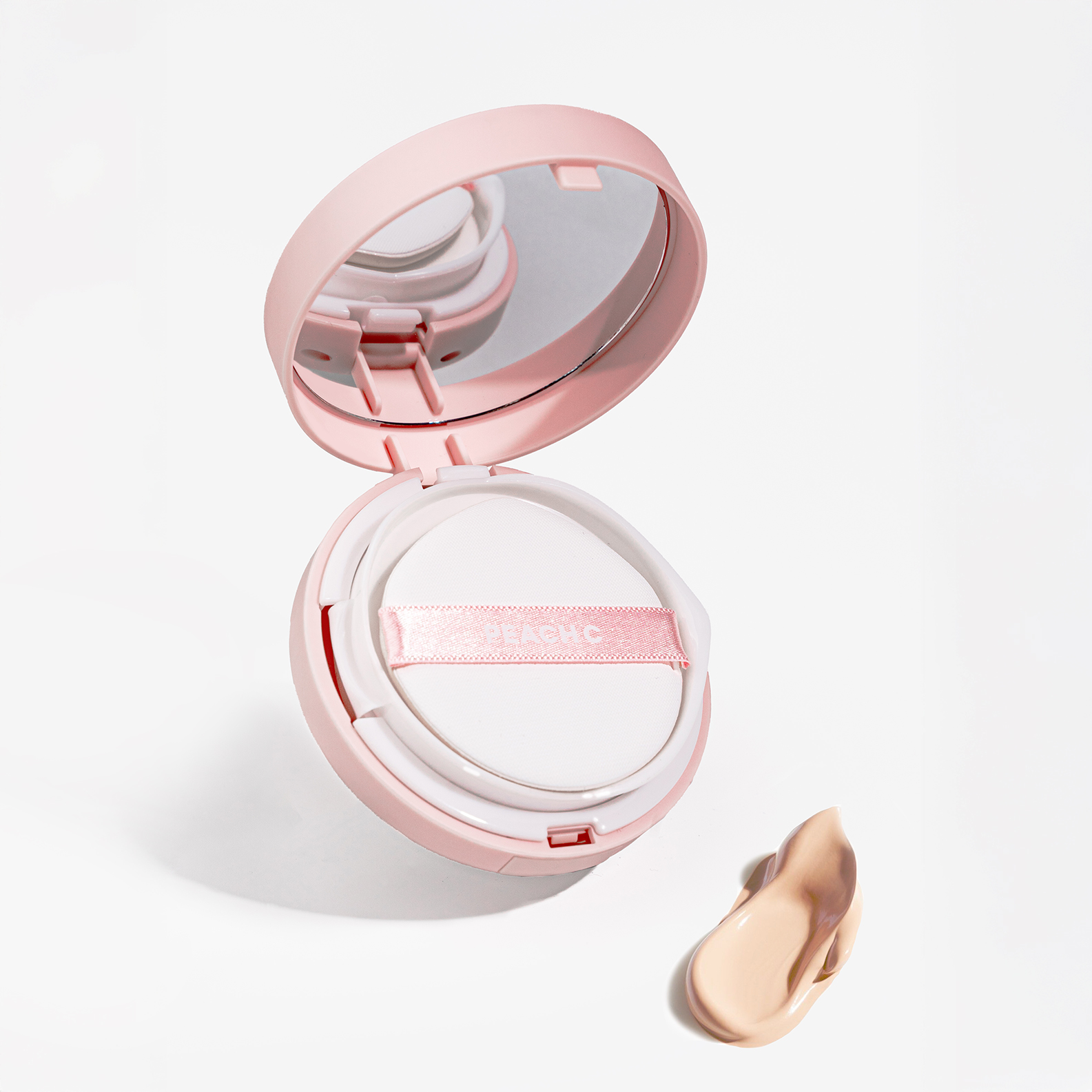 PEACH C Focus On Air Velvet Cushion 02 BEIGE Кушон для лица, оттенок 02 купить в интернет-магазине Skin-Mag