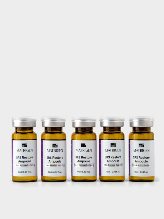 Matrigen SRS Restore Ampoule Восстанавливающая сыворотка для лица с пептидами и аденозином, 10 мл х 5 шт купить в интернет-магазине Skin-Mag