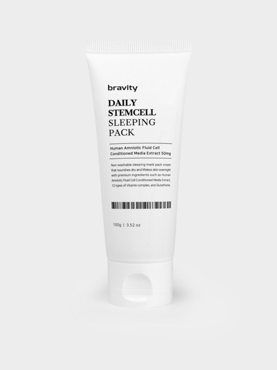 Bravity Daily StemCell Sleeping Pack Омолаживающая анти эйдж маска для лица против морщин, 100 г купить в интернет-магазине Skin-Mag