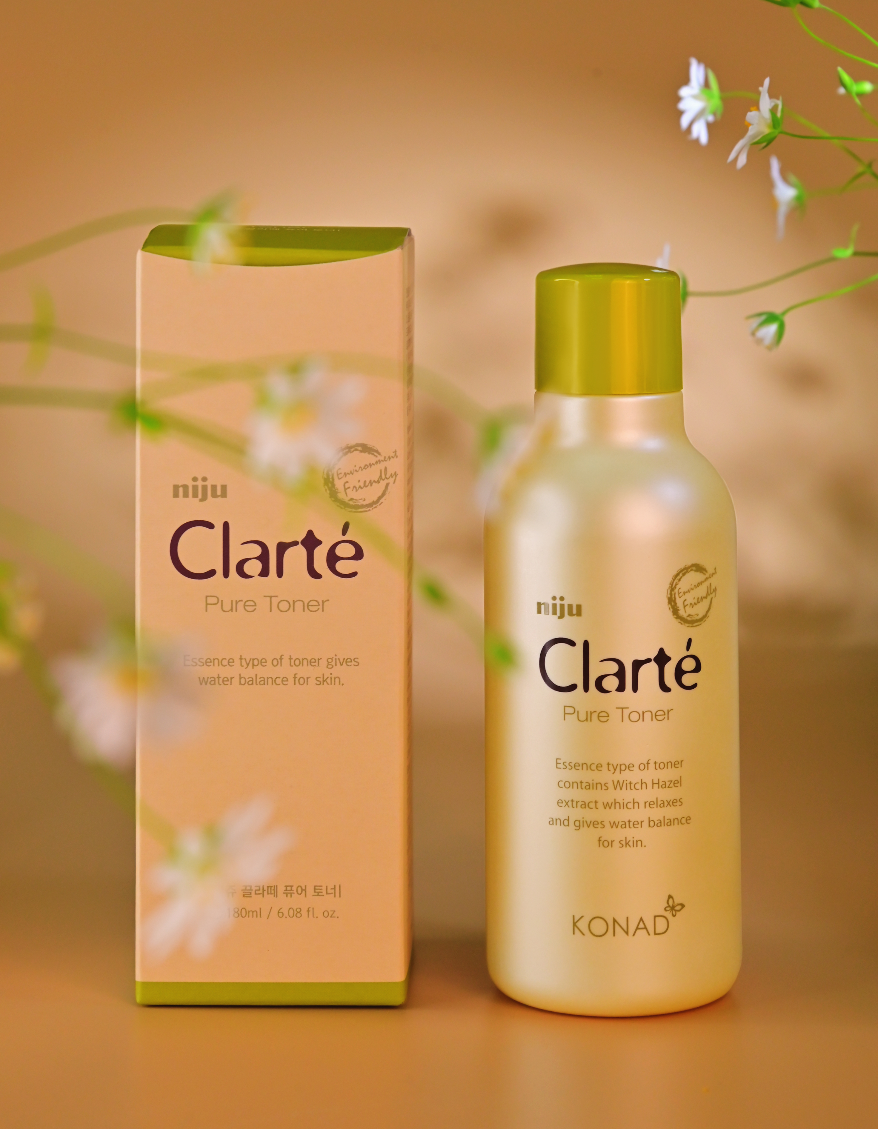 Konad Niju Clarté Pure Toner Тонер для лица увлажняющий с экстрактами 7-ми овощей, 180 мл купить в интернет-магазине Skin-Mag