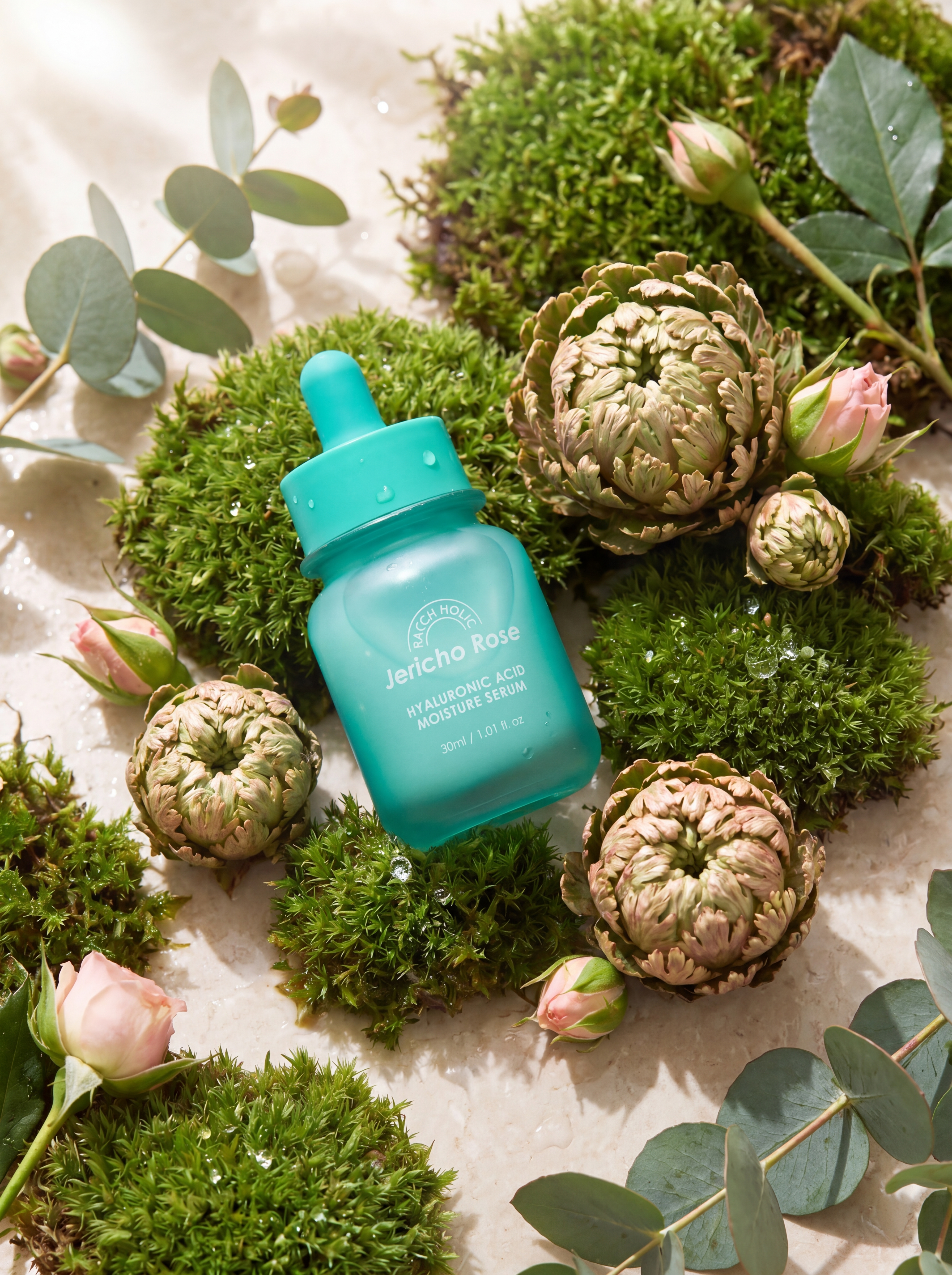 Patch Holic Jericho Rose Hyaluronic Acid Moisture Serum Увлажняющая сыворотка для лица с гиалуроновой кислотой и розой Иерехона, 30 мл купить в интернет-магазине Skin-Mag