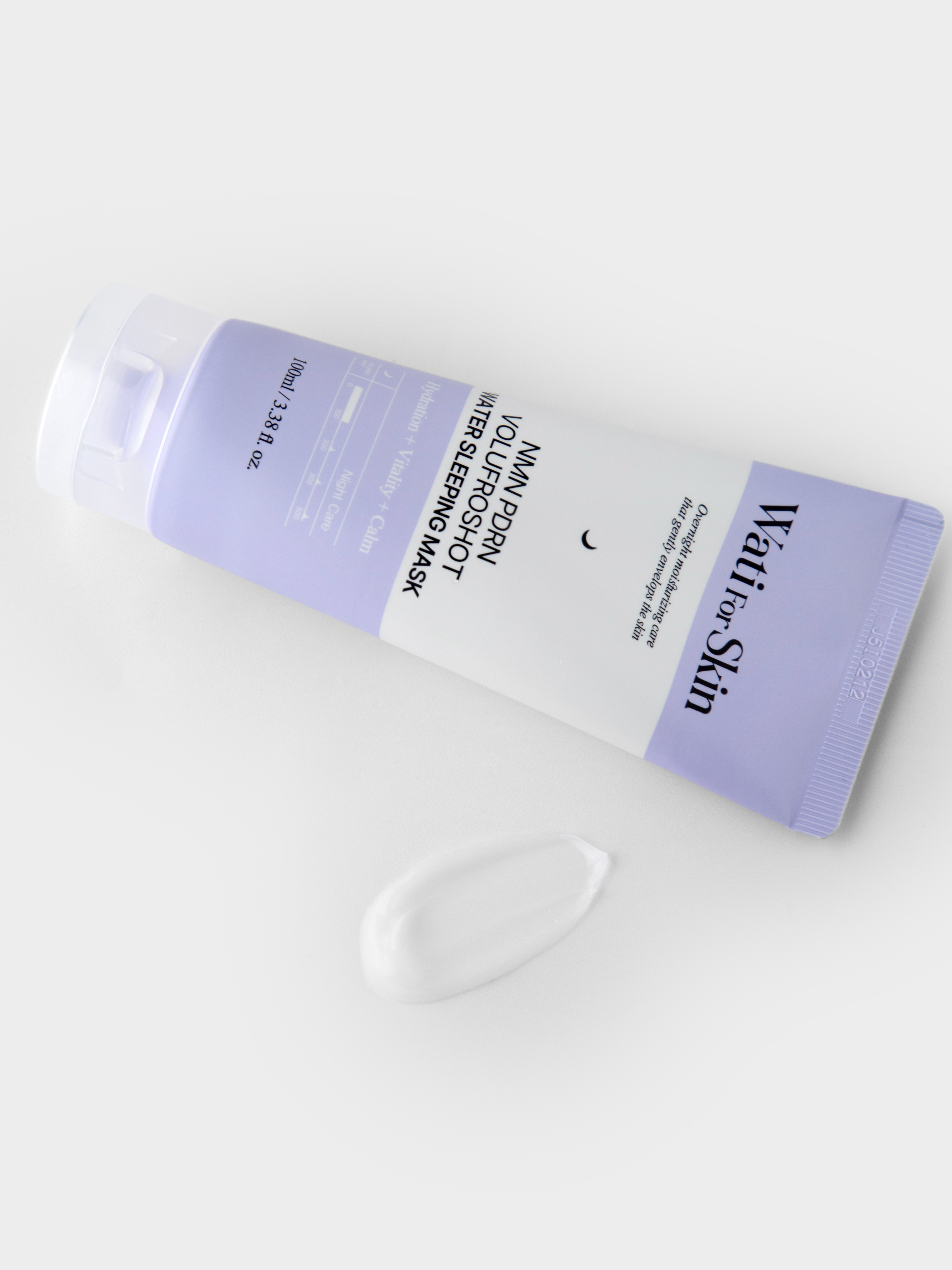 Wati For Skin NMN PDRN Volufroshot Water Sleeping Mask Ночная маска-крем для лица с НМН, ПДРН и волюфилином для увлажнения, энергии и антистресса, 100 мл купить в интернет-магазине Skin-Mag