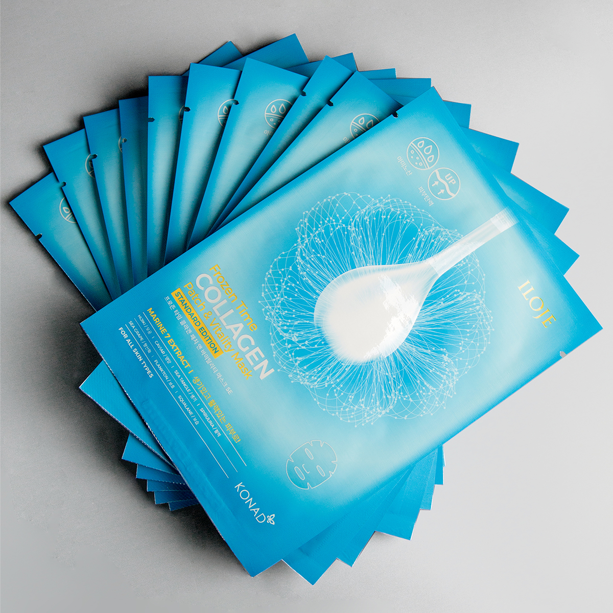 Konad Frozen Time Vitality Patch ＆ Mask SE 10pc купить в интернет-магазине Skin-Mag