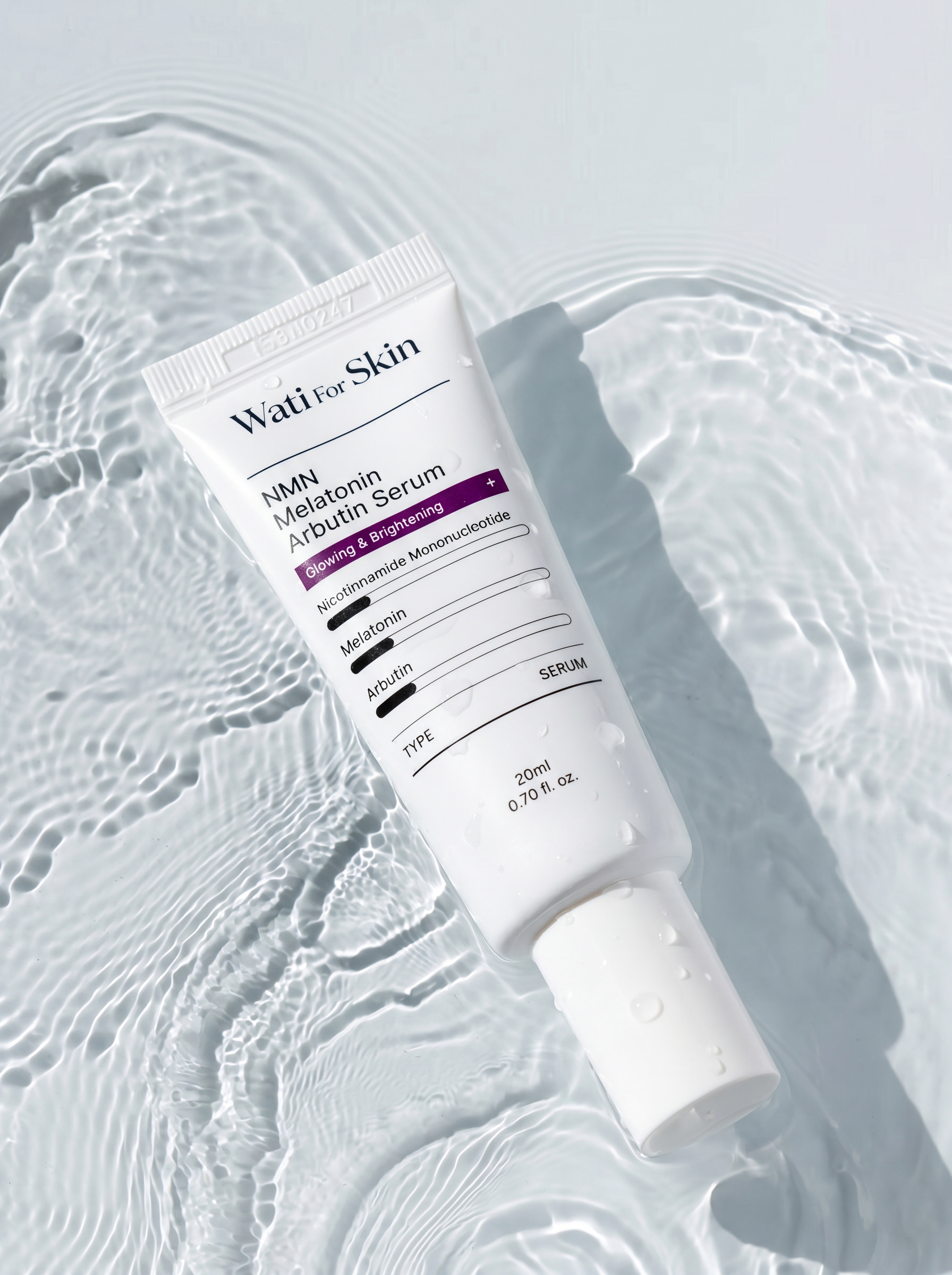 Wati For Skin NMN Melatonin Arbutin Serum Сыворотка для лица с НМН, мелатонином и арбутином, 20 мл купить в интернет-магазине Skin-Mag