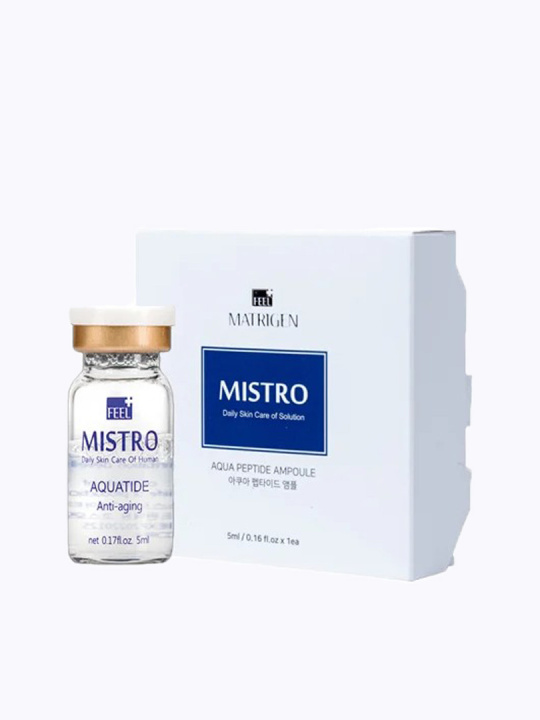 Matrigen Mistro Aqua Peptide Ampoule Сыворотка для лица с ниацинамидом и пептидами, 5 мл