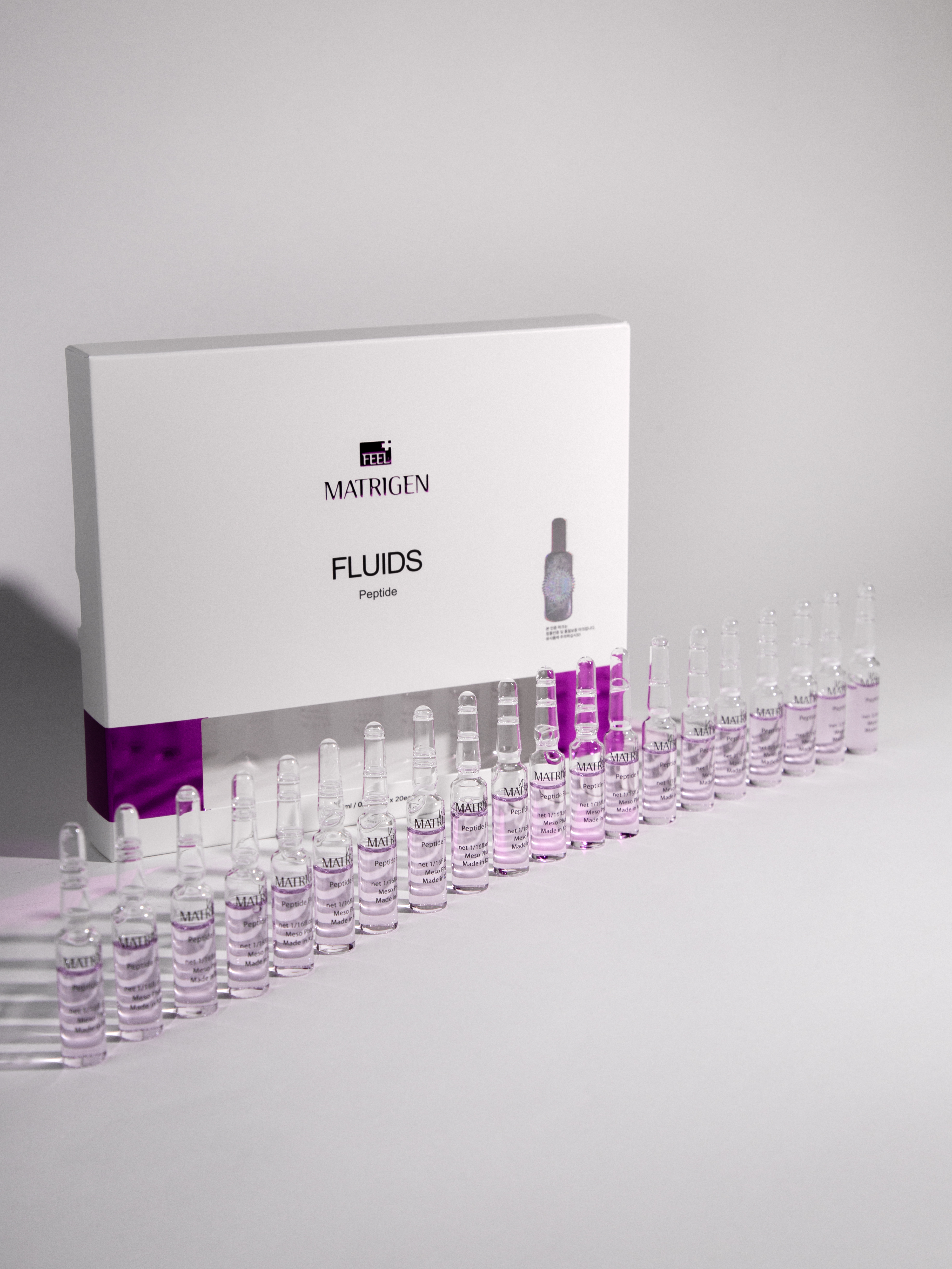 Matrigen Peptide Fluids Сыворотка - флюид для лица с пептидами, 2 мл х 20 шт купить в интернет-магазине Skin-Mag
