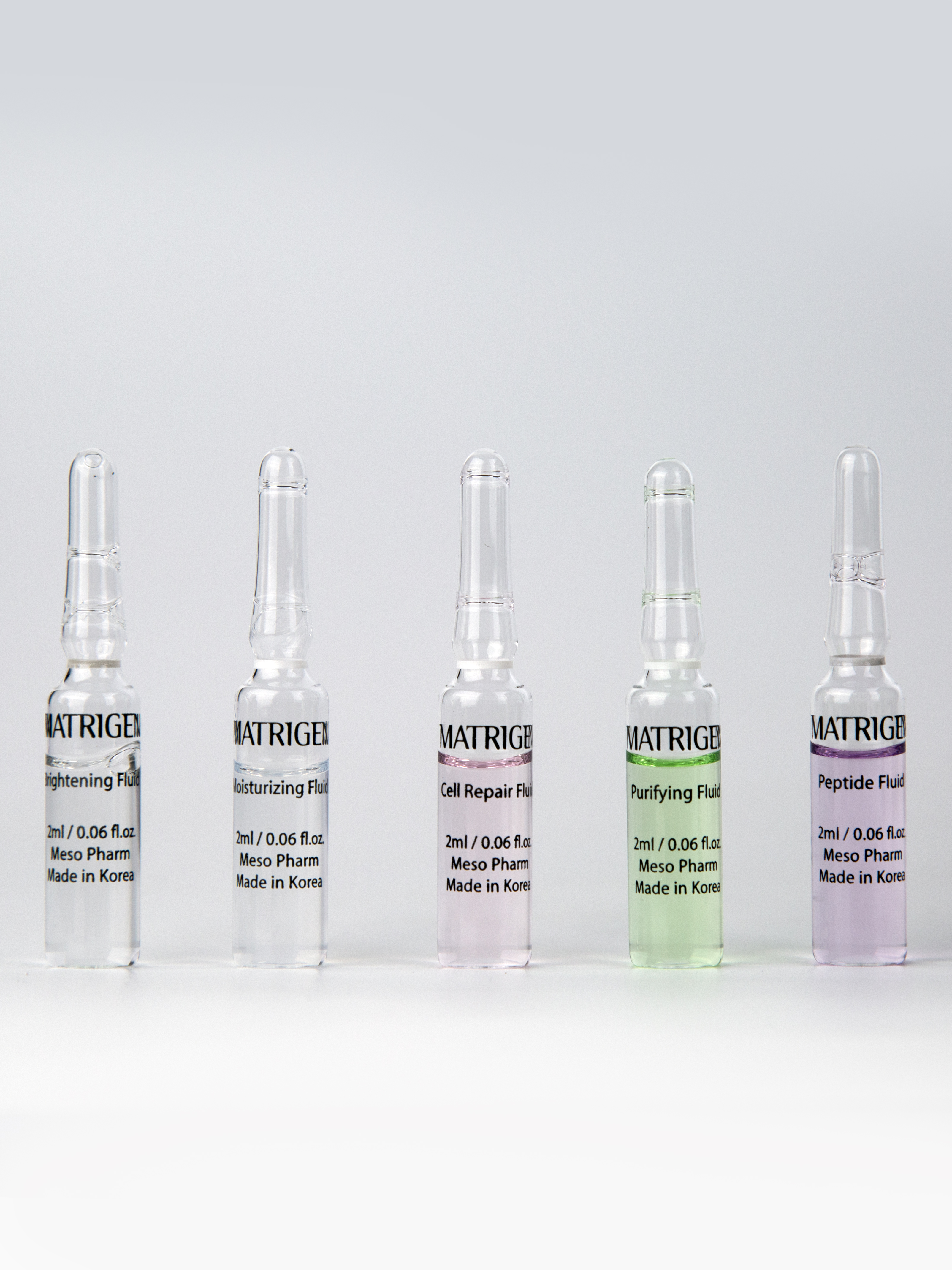 Matrigen Fluid Sample Pouch Сыворотка - флюид для лица 5 видов, 2 мл х 5 шт купить в интернет-магазине Skin-Mag