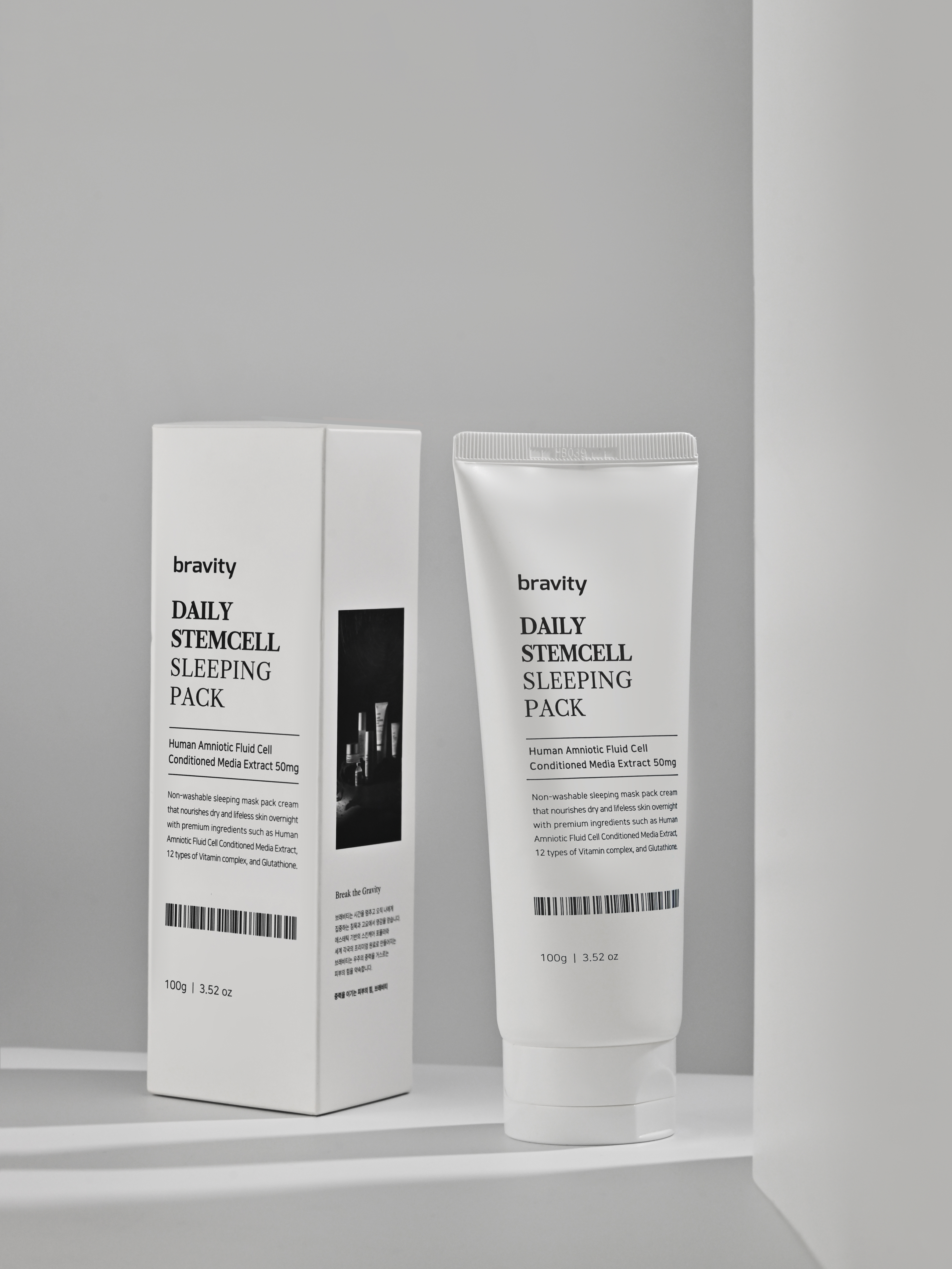 Bravity Daily StemCell Sleeping Pack Омолаживающая анти эйдж маска для лица против морщин, 100 г купить в интернет-магазине Skin-Mag