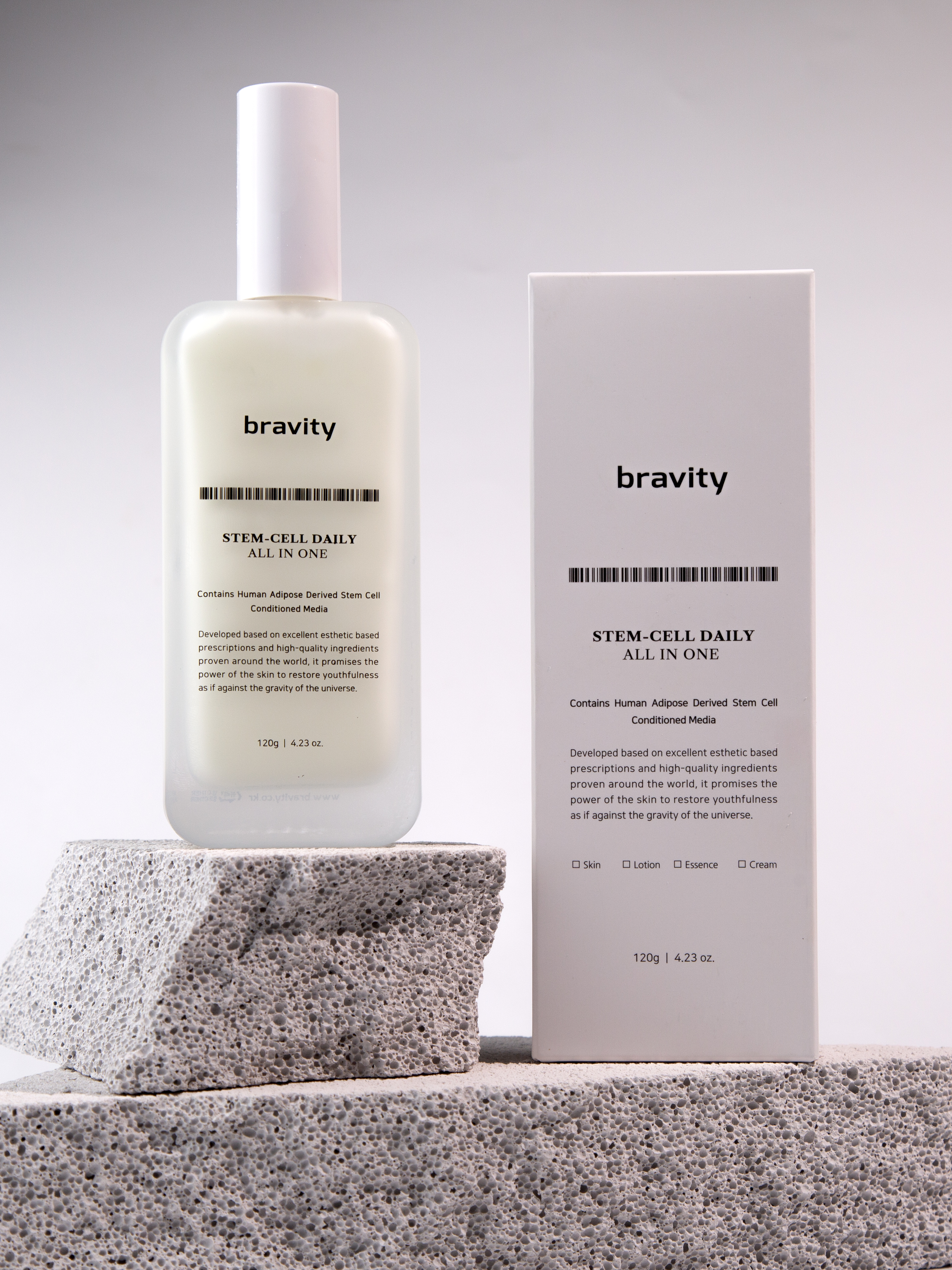 Bravity Stemcell Daily all-in-one Мульти уходовое средство для лица 4 в 1, 120 г купить в интернет-магазине Skin-Mag