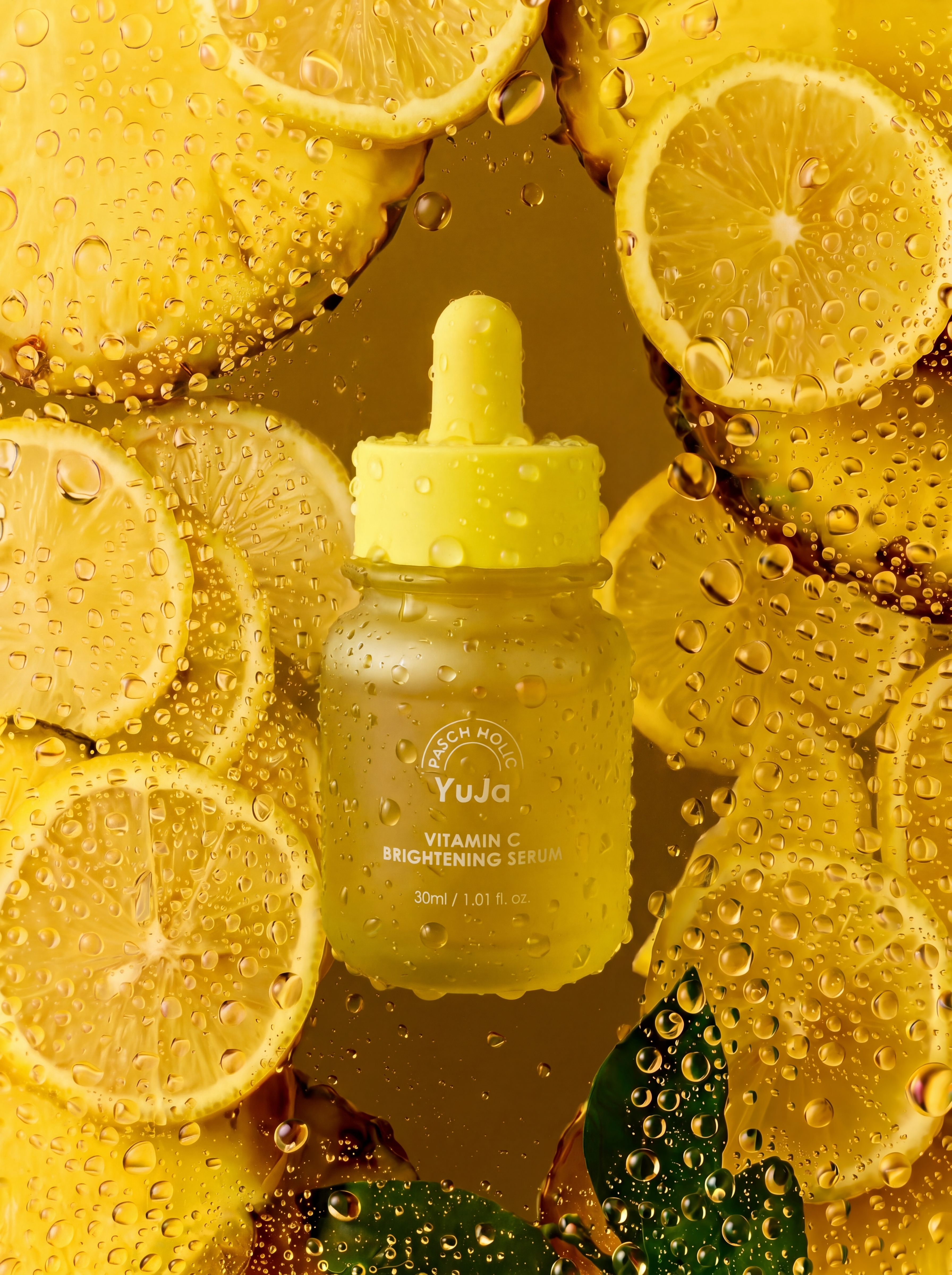 Patch Holic Yuja Vitamin C Brightening Serum Осветляющая сыворотка для лица с ниацинамидом 2% и витамином С, 30 мл купить в интернет-магазине Skin-Mag
