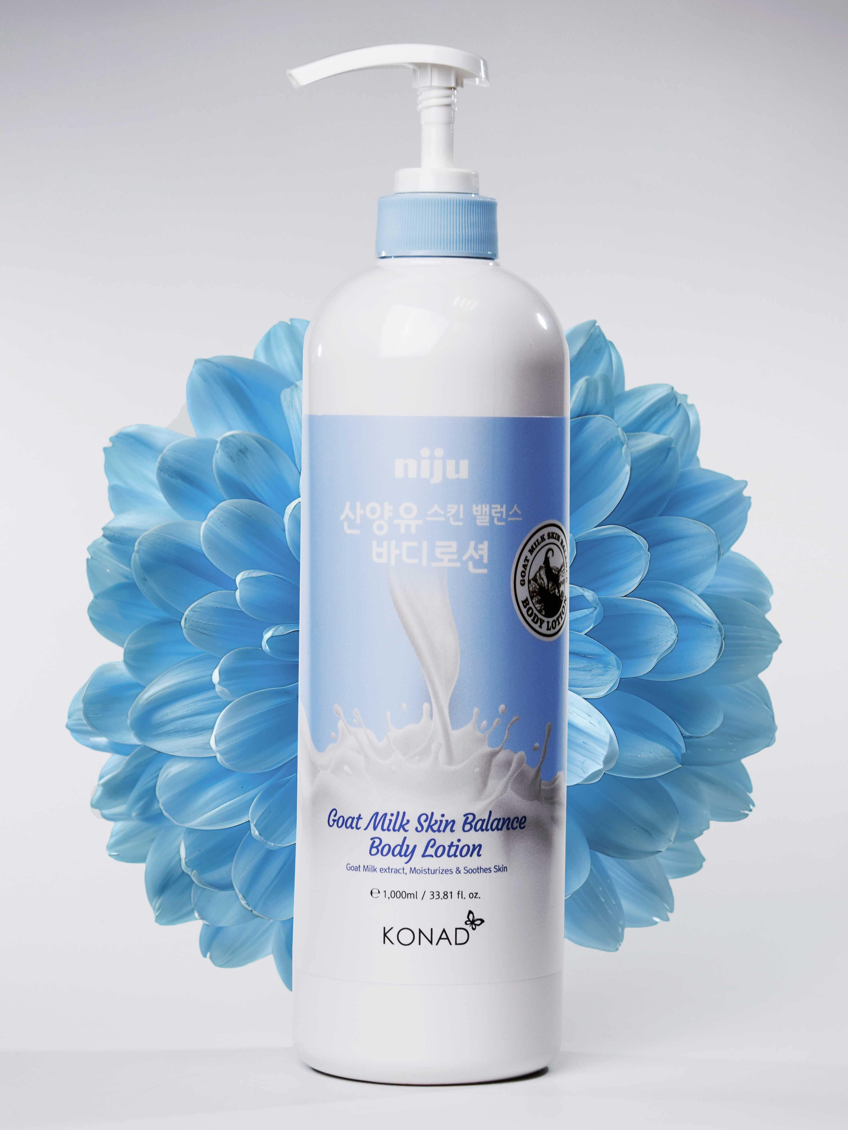 Konad Niju Goat Milk Skin Balance Body Lotion Лосьон для тела с козьим молоком, 1000 мл купить в интернет-магазине Skin-Mag