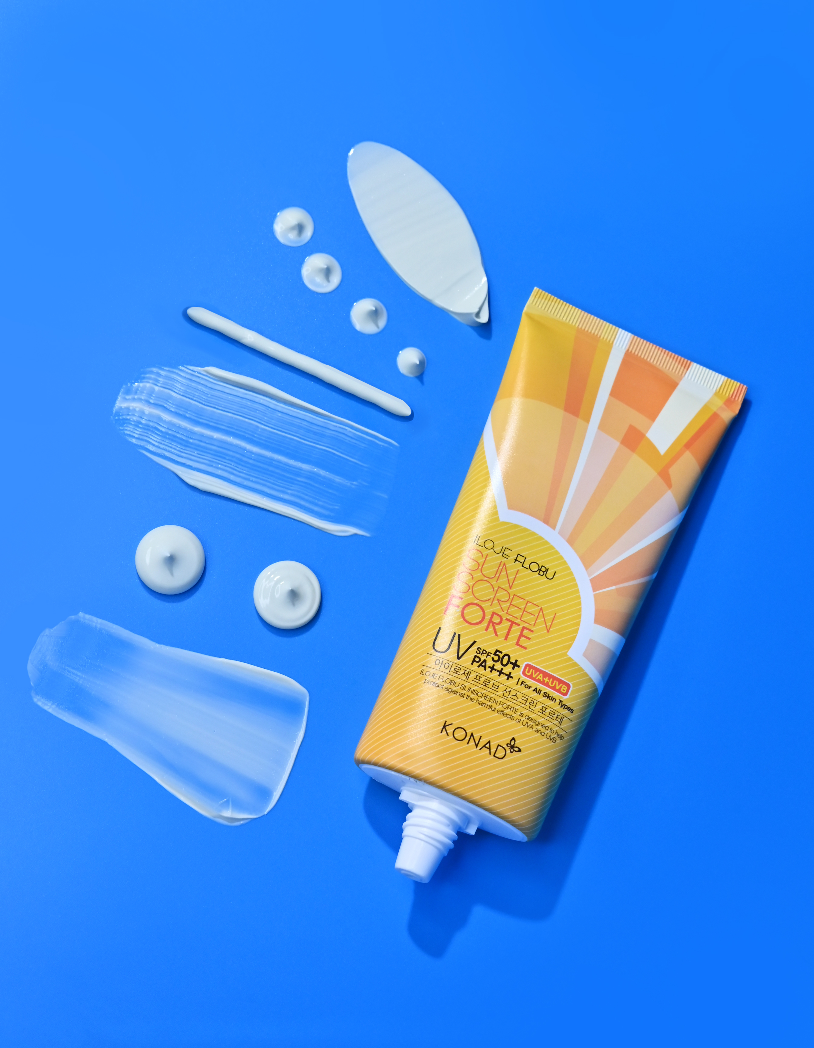 Konad iloje Flobu Sunscreen Forte Солнцезащитный крем для лица SPF50+ PA+++, 70 мл купить в интернет-магазине Skin-Mag