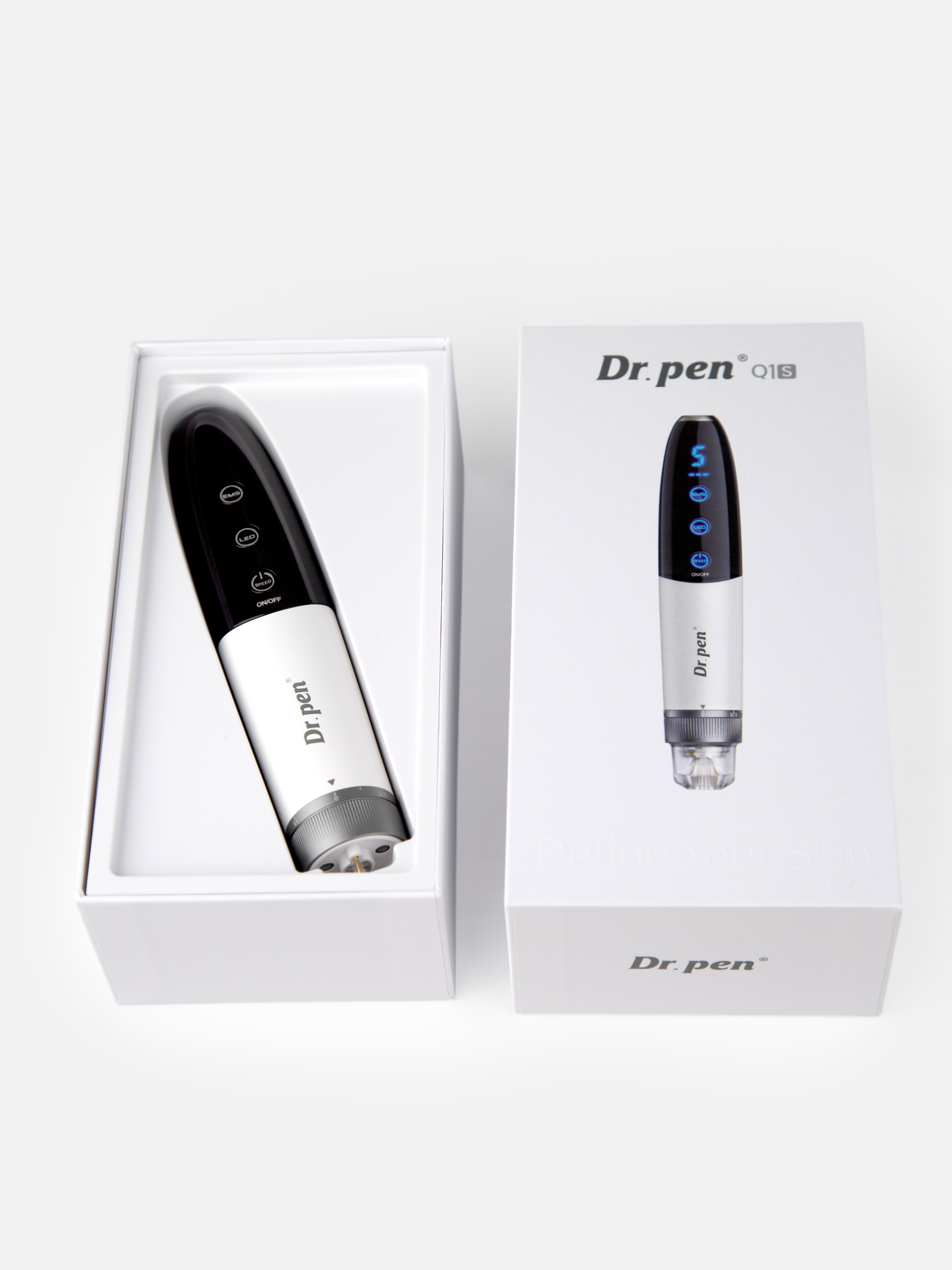 Dr.pen Bio pen Q1S Микротоковый аппарат - дермапен с функцией EMS и фототерапии купить в интернет-магазине Skin-Mag
