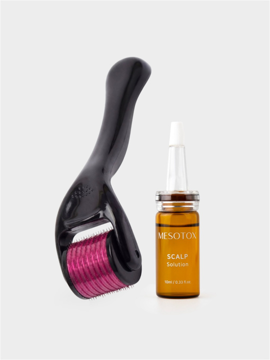 Набор DRS Мезороллер 540 игл 1 мм и Мезококтейль для волос Matrigen Mesotox Scalp Solution 1 х 10 мл, для мезотерапии кожи головы купить в интернет-магазине Skin-Mag