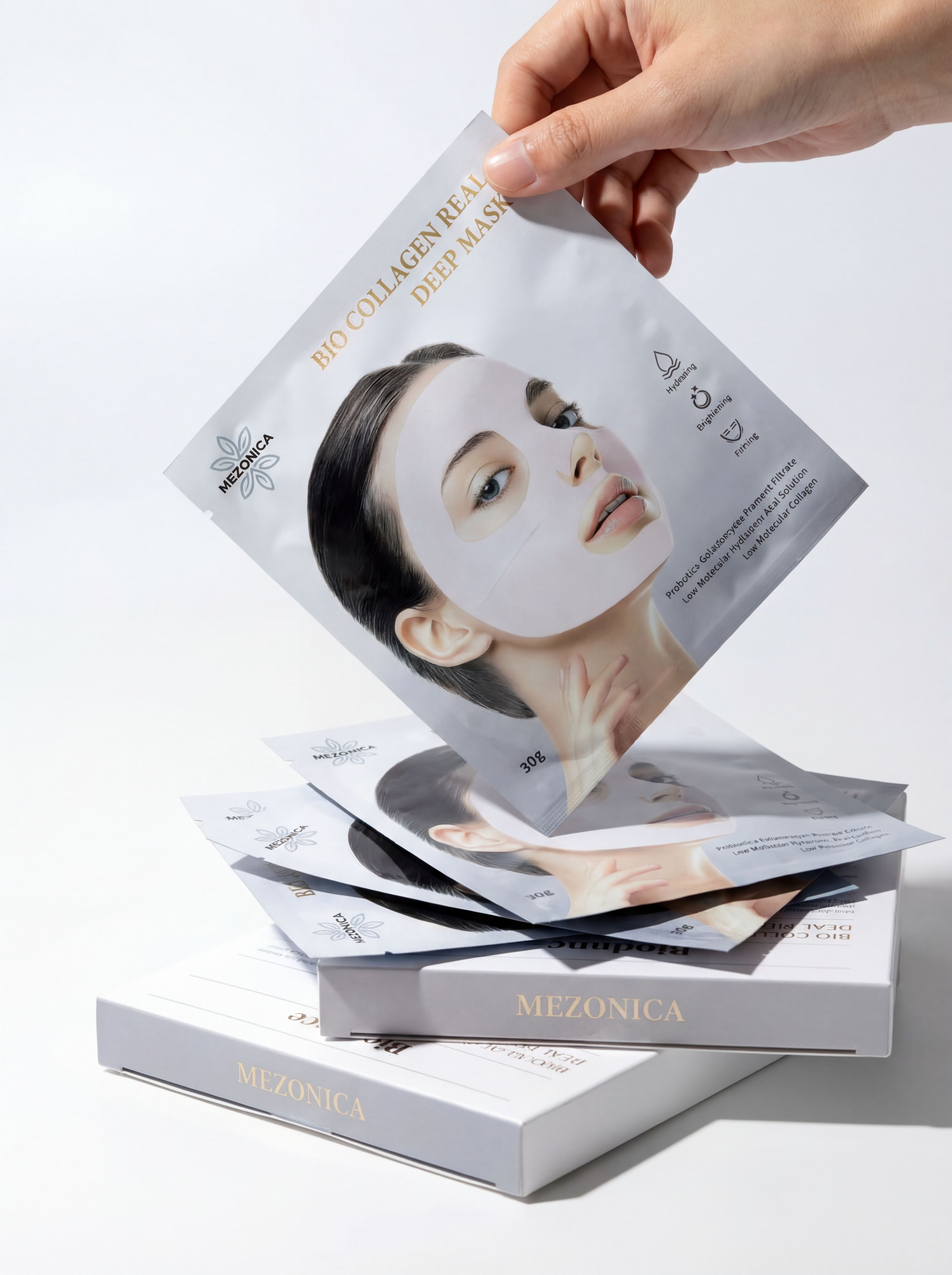 Mezonica Centella Bio Collagen Real Deep Mask Био коллагеновая гидрогелевая маска для лица, 4 шт купить в интернет-магазине Skin-Mag