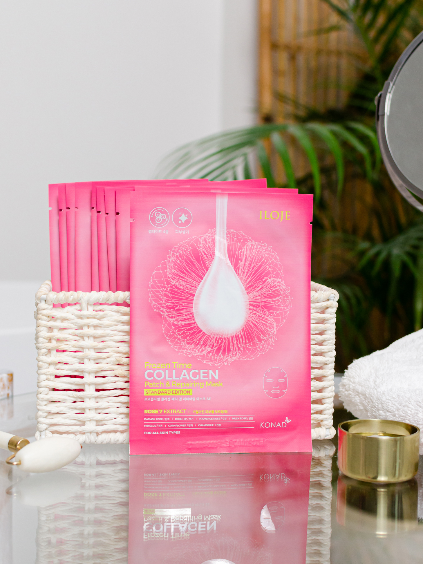 Konad Frozen Time Repairing Patch ＆ Mask SE Регенерирующая маска патчи для лица тканевая, 10 шт купить в интернет-магазине Skin-Mag