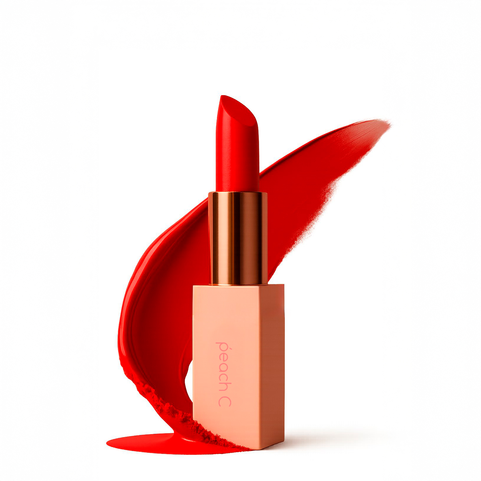 PEACH C Easy Matte Lipstick 05 Dahlia Red Помада для губ матовая с магнитным футляром, оттенок 05 купить в интернет-магазине Skin-Mag