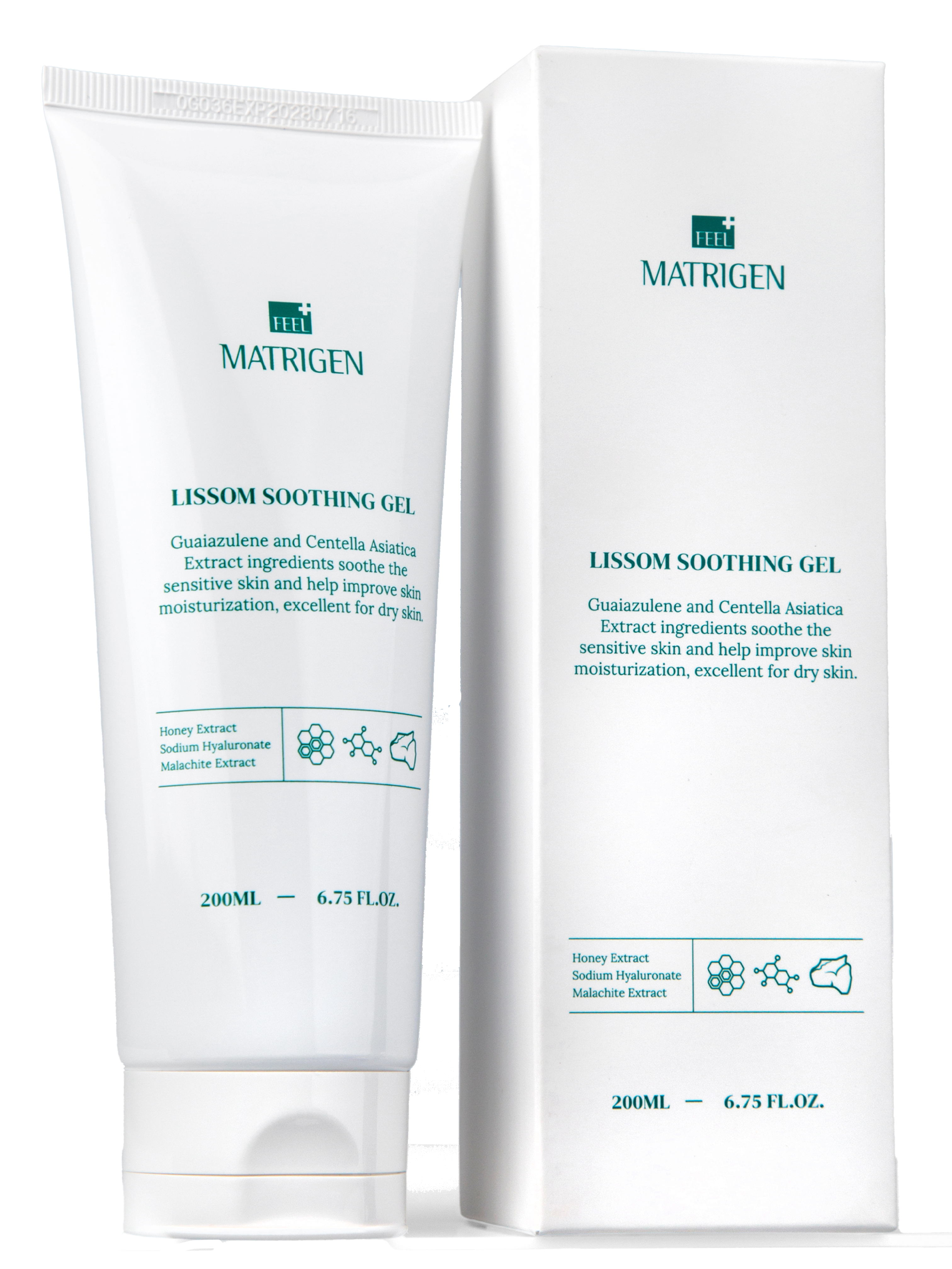 Matrigen Lissom Soothing Gel Гель для лица и тела успокаивающий, 200 мл купить в интернет-магазине Skin-Mag