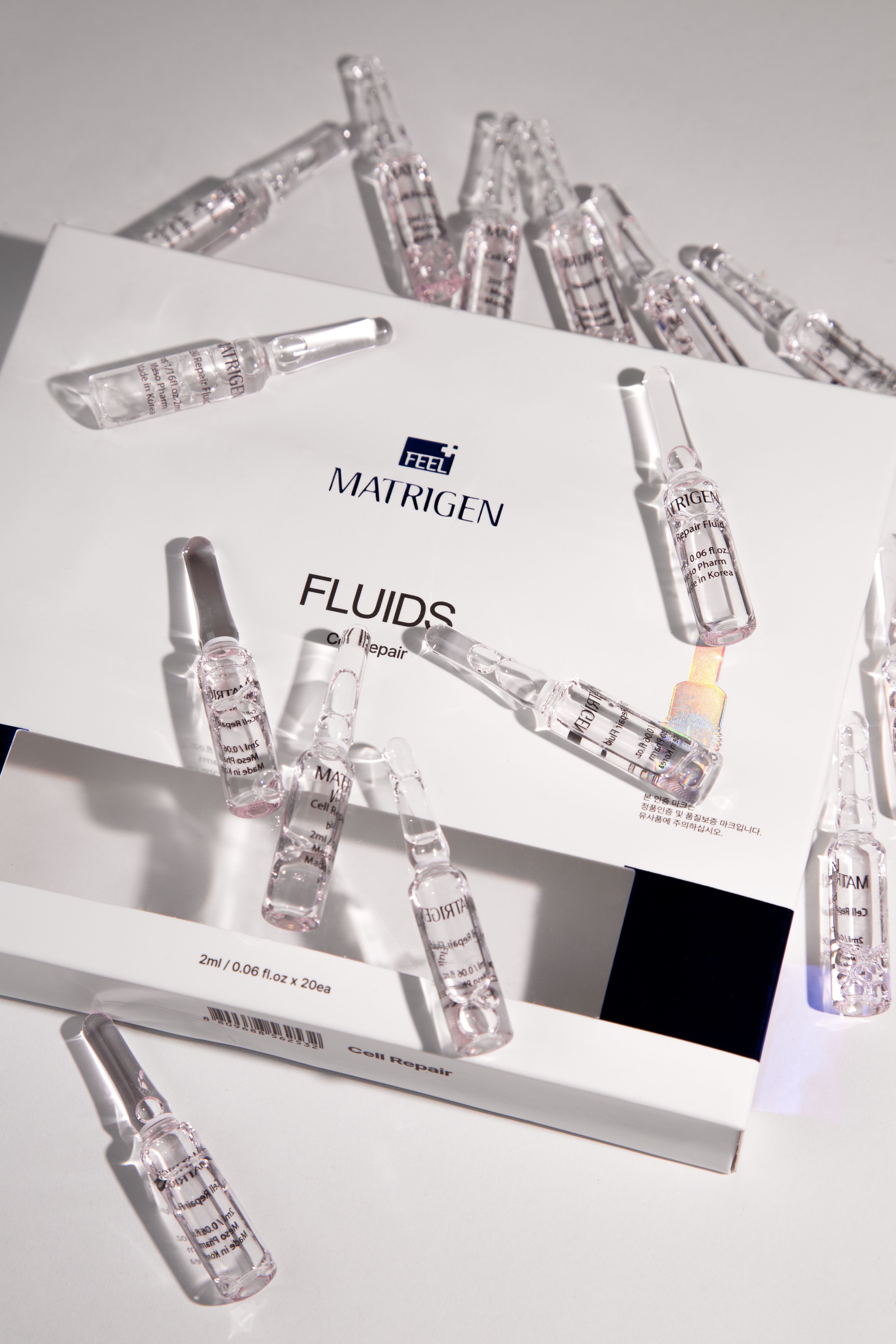 Matrigen Cell Repair Fluids Сыворотка-флюид для лица восстанавливающая, 2 мл х 20 шт купить в интернет-магазине Skin-Mag