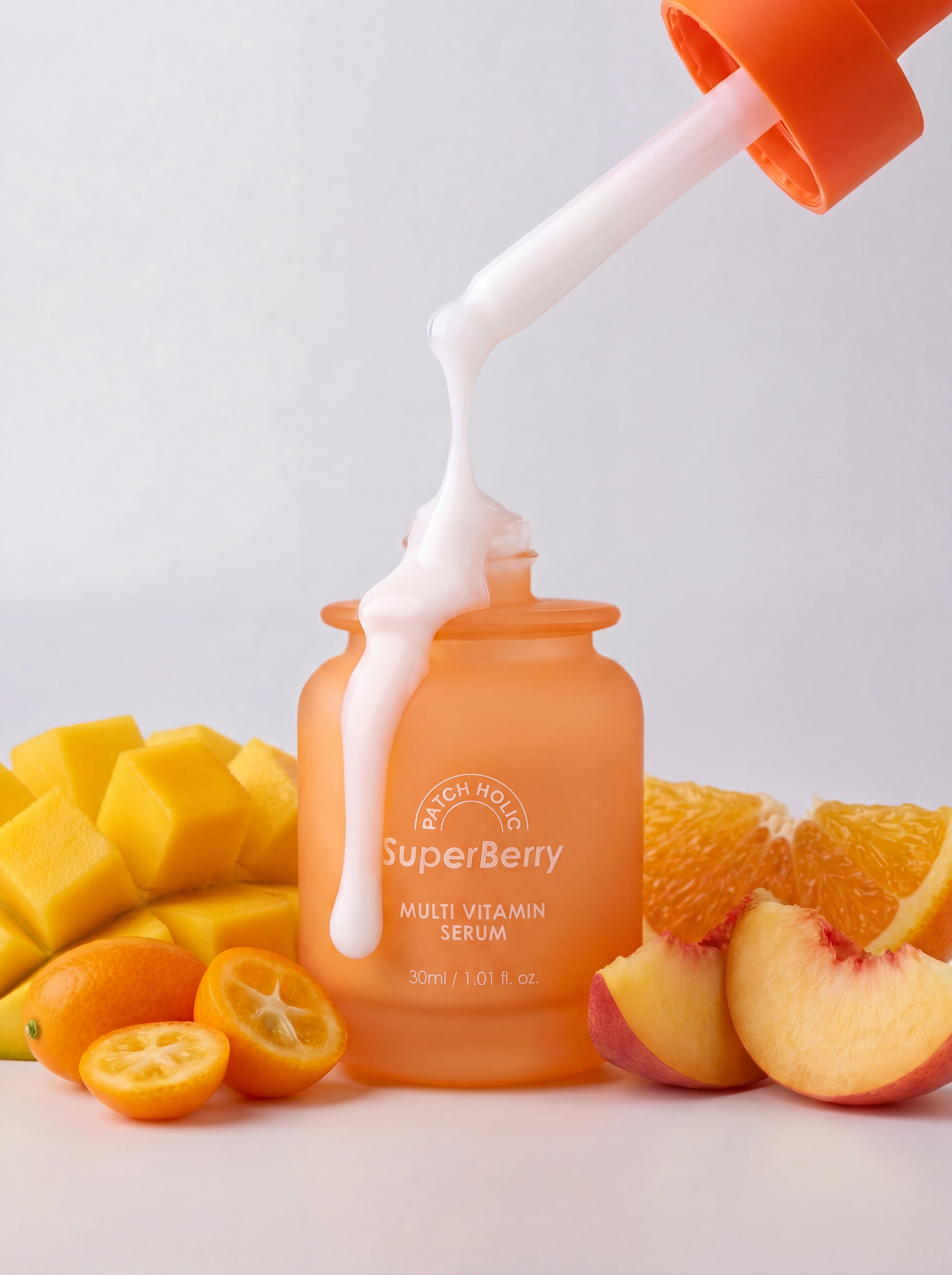 Patch Holic Super Berry Multi Vitamin Serum Антиоксидантная сыворотка для лица с витамином A, E, C и гиалуроновой кислотой, 30 мл купить в интернет-магазине Skin-Mag