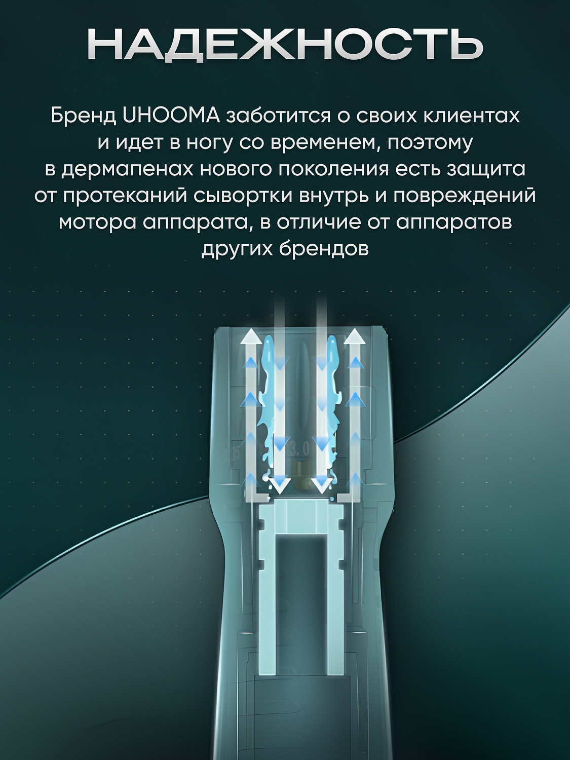 UHOOMA Дермапен  F6s зеленый