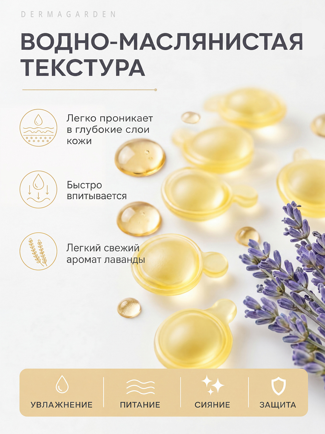 Dermagarden Eye Recell Capsule Восстанавливающая сыворотка для кожи вокруг глаз, 0.4 мл х 30 капсул